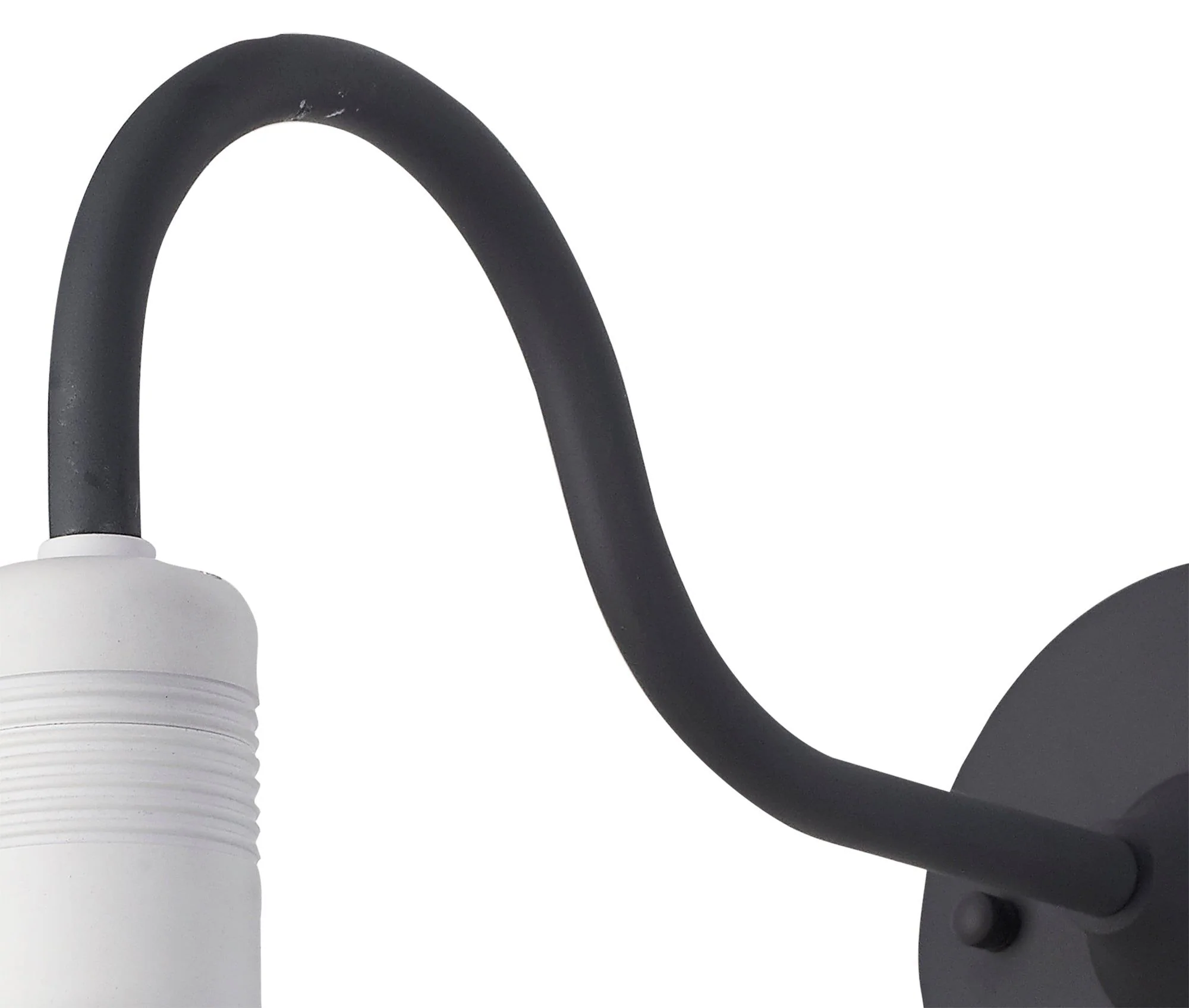 Ontario Wall Lamp, 1 Light E27, IP65, Anthracite/Matt White, 2yrs Warranty - Image 5
