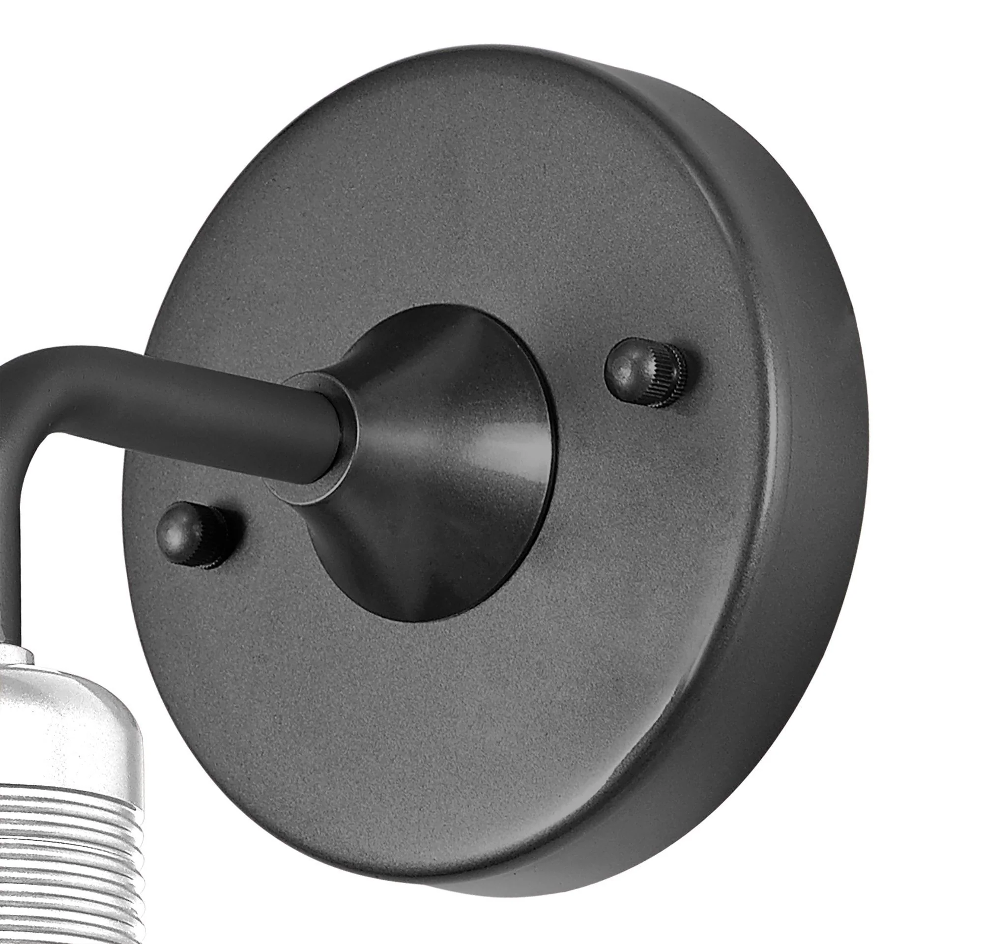 Ontario Wall Lamp, 1 Light E27, IP65, Anthracite/Matt White, 2yrs Warranty - Image 9