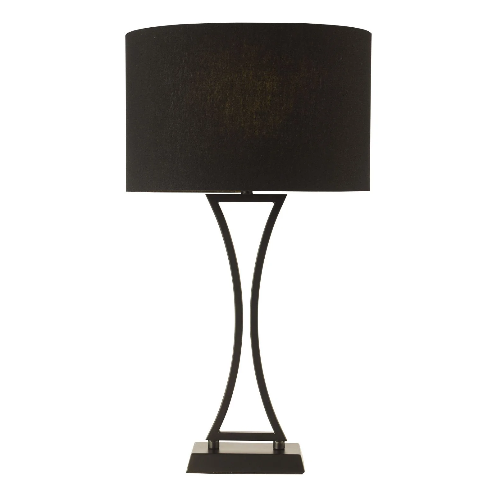 Oporto Wavy Table Lamp- Antique Brass, Polished Chrome,  Matt Black & Aged Brass With Shade Finishes - Image 3