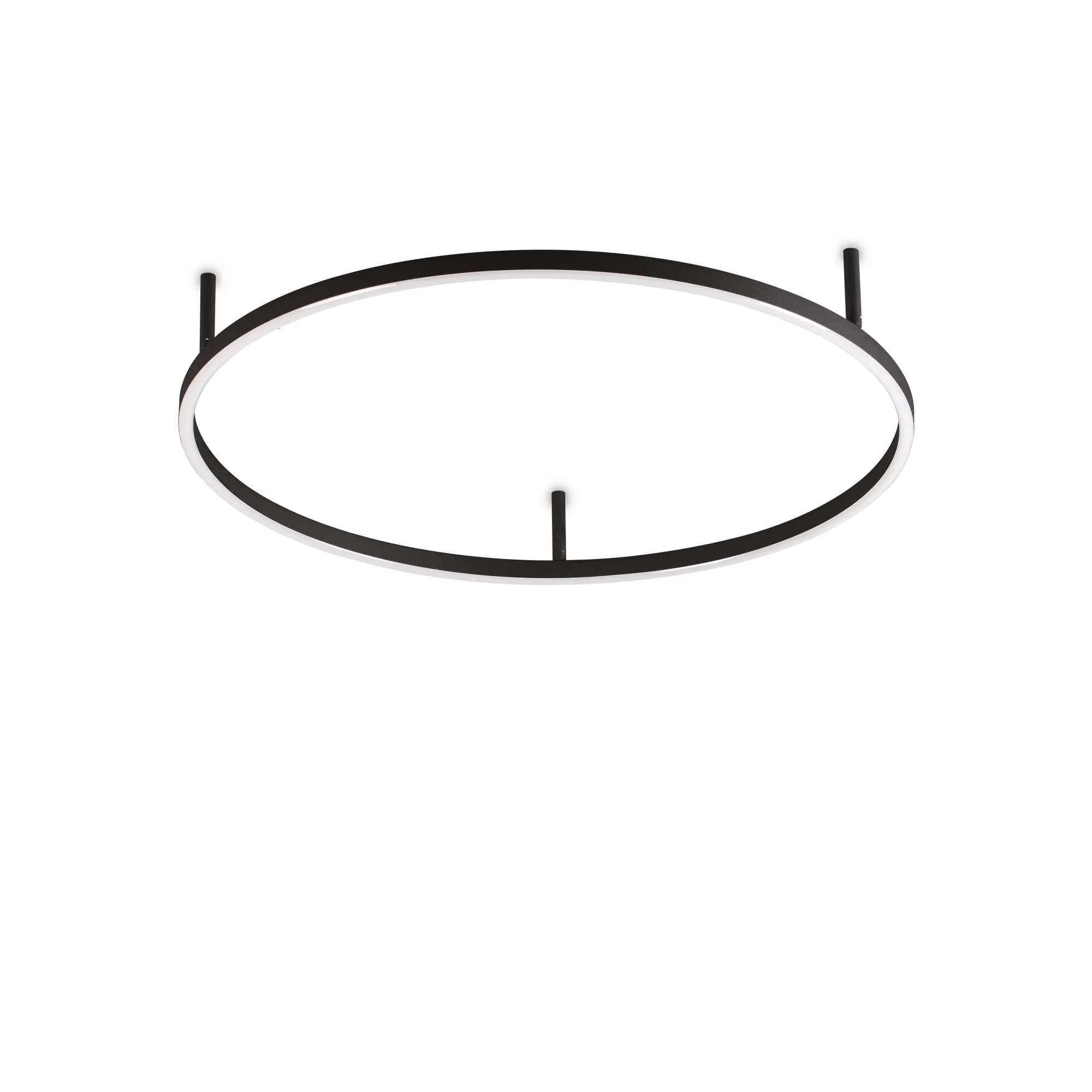 Oracle Flush Light Fitting - White/Black Finish - Image 3