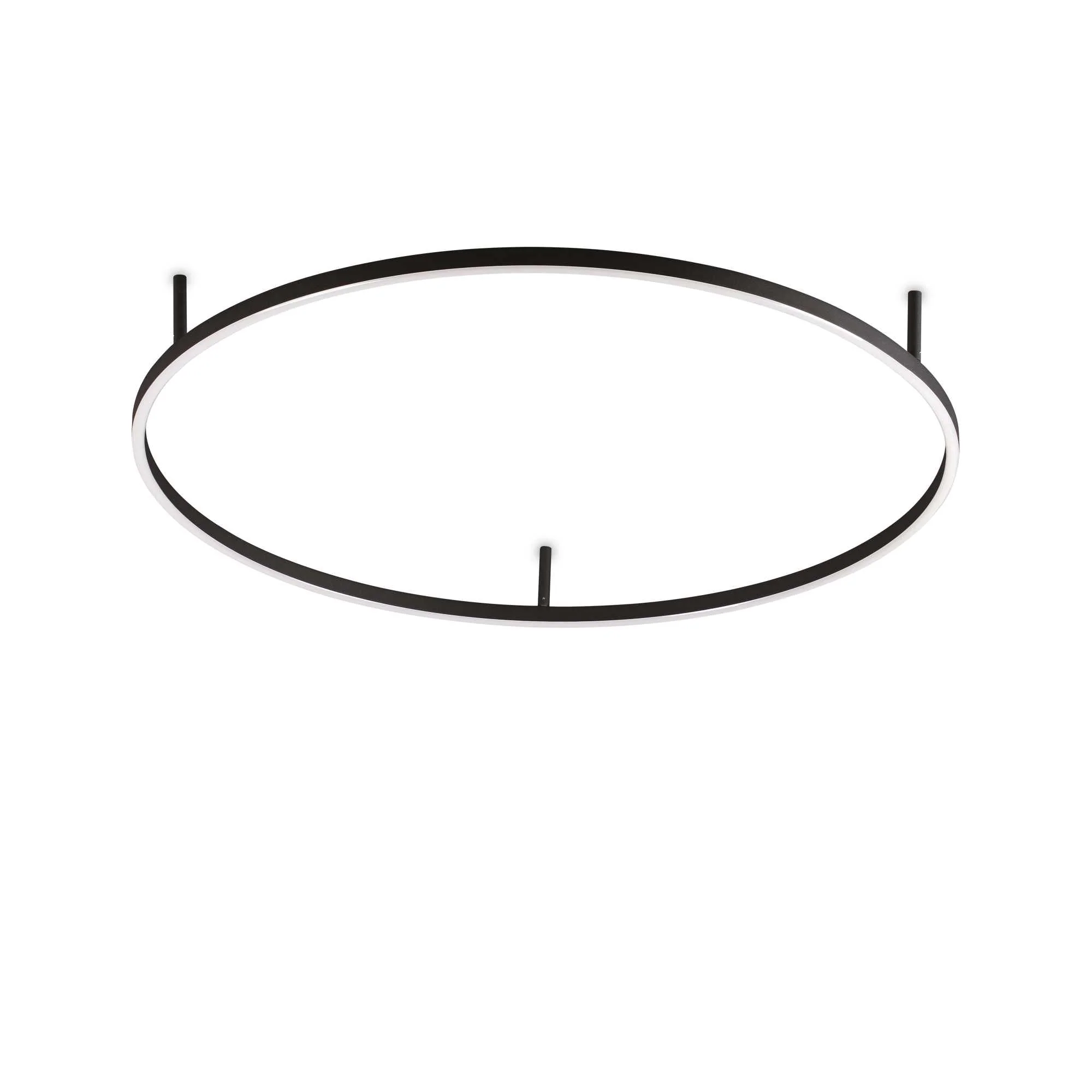 Oracle Flush Light Fitting - White/Black Finish - Image 5