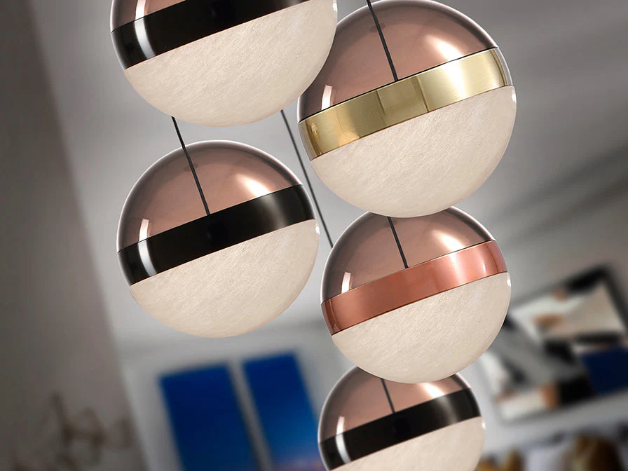 Orbes - Lamp 5/13L  Black/Copper/Brass Ip20 Integrated Led Dimmable - Image 5