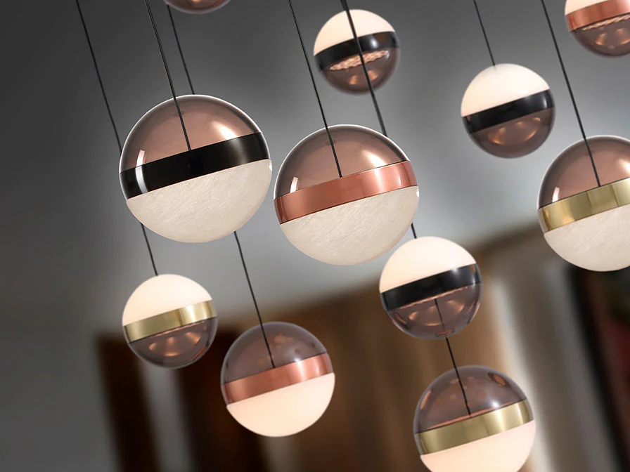 Orbes - Lamp 5/13L  Black/Copper/Brass Ip20 Integrated Led Dimmable - Image 9