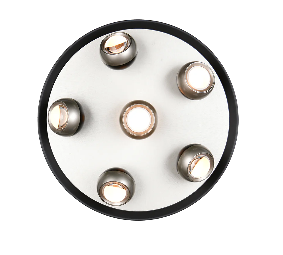 Orbit Ceiling lamp- Black/ Nickel Finishes - Image 4