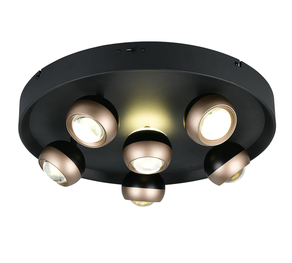 Orbit Ceiling lamp- Black/ Nickel Finishes - Image 7