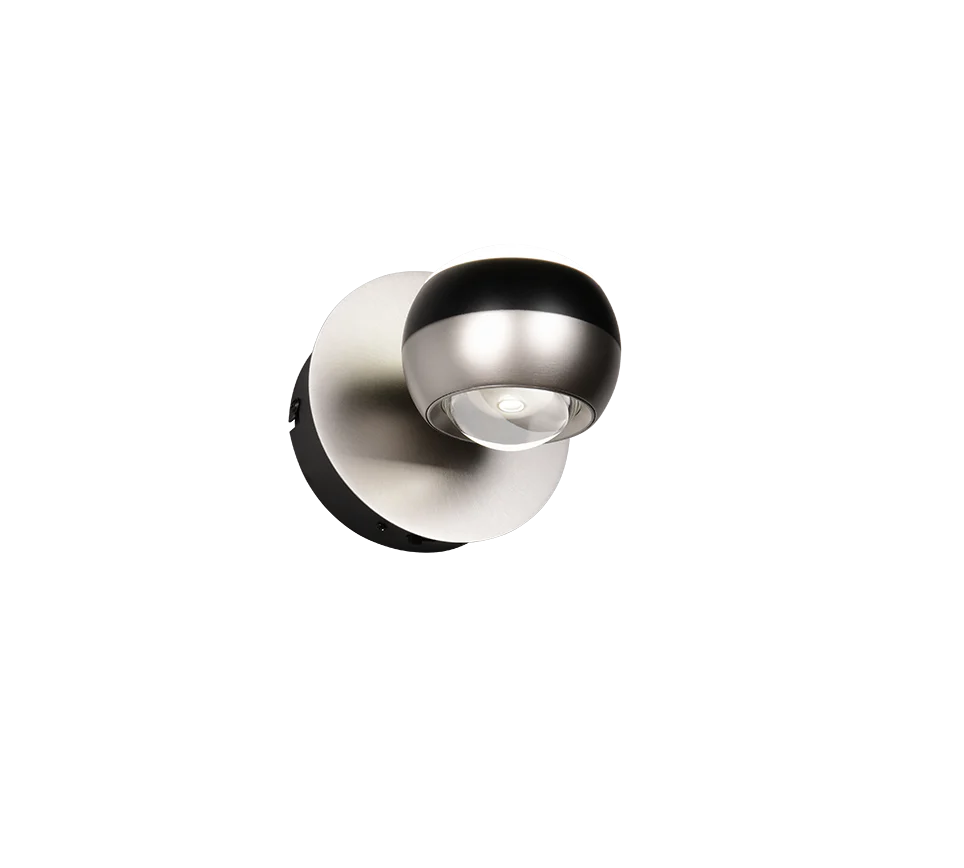 Orbit Wall lamp- Nickel/ Black Finishes - Image 5