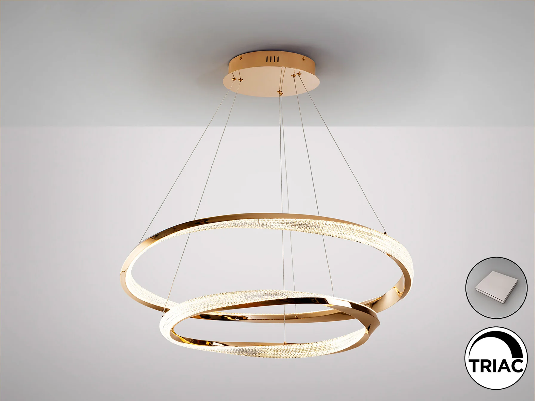Orbitas Ceiling Light - Gold - Image 10