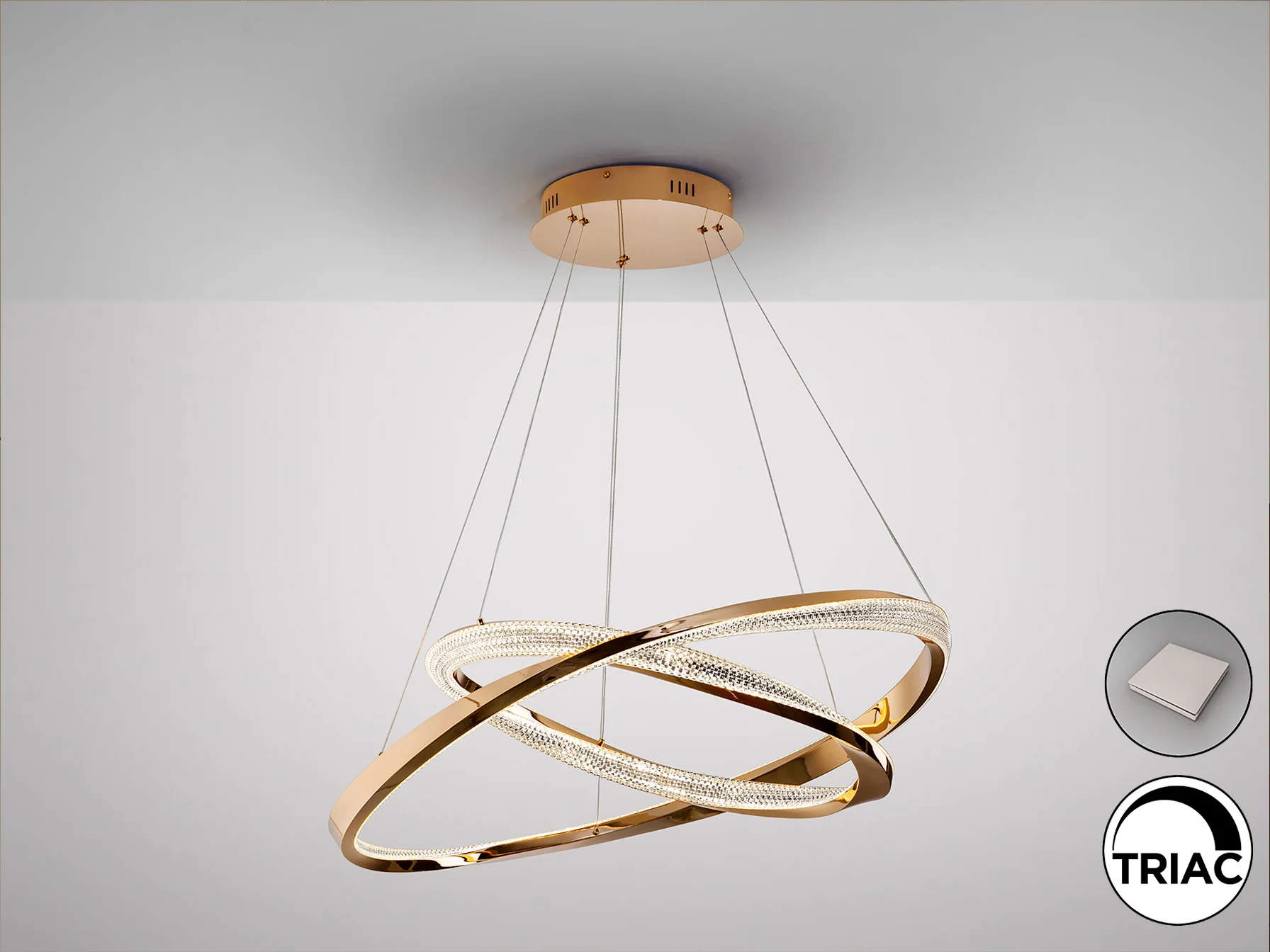 Orbitas Ceiling Light - Gold - Image 5