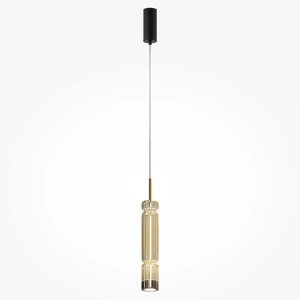 Ordo Pendant Light- Brass/ Black/ Chrome - Image 4