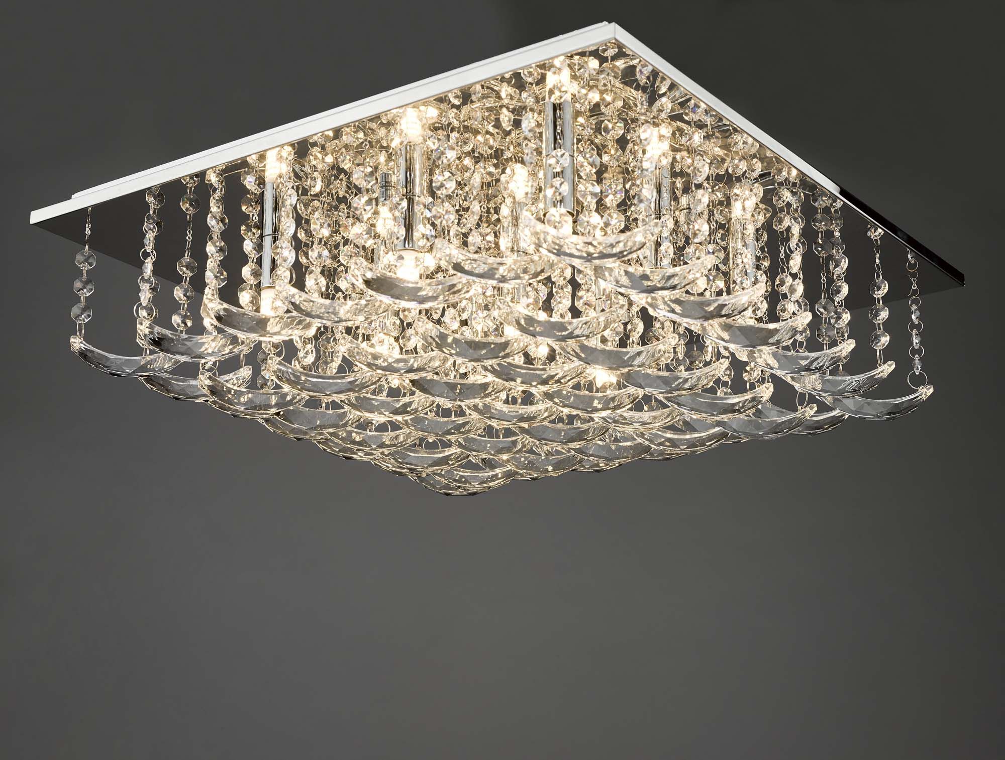 Orella 5/9 Light Flush Polished Chrome & Crystal - Image 10