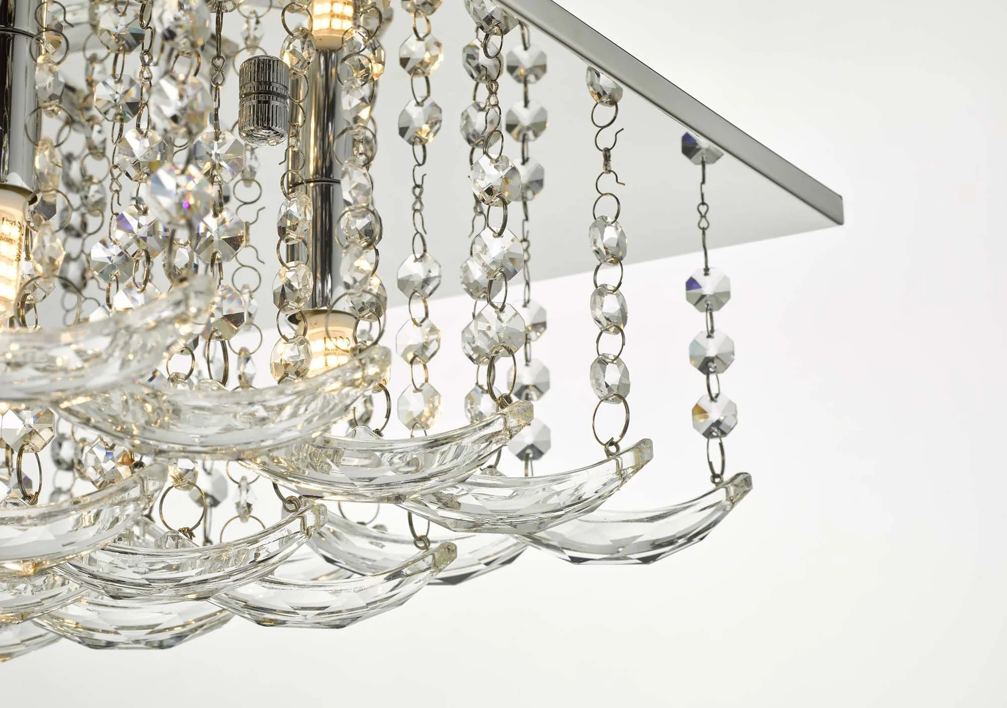 Orella 5/9 Light Flush Polished Chrome & Crystal - Image 5