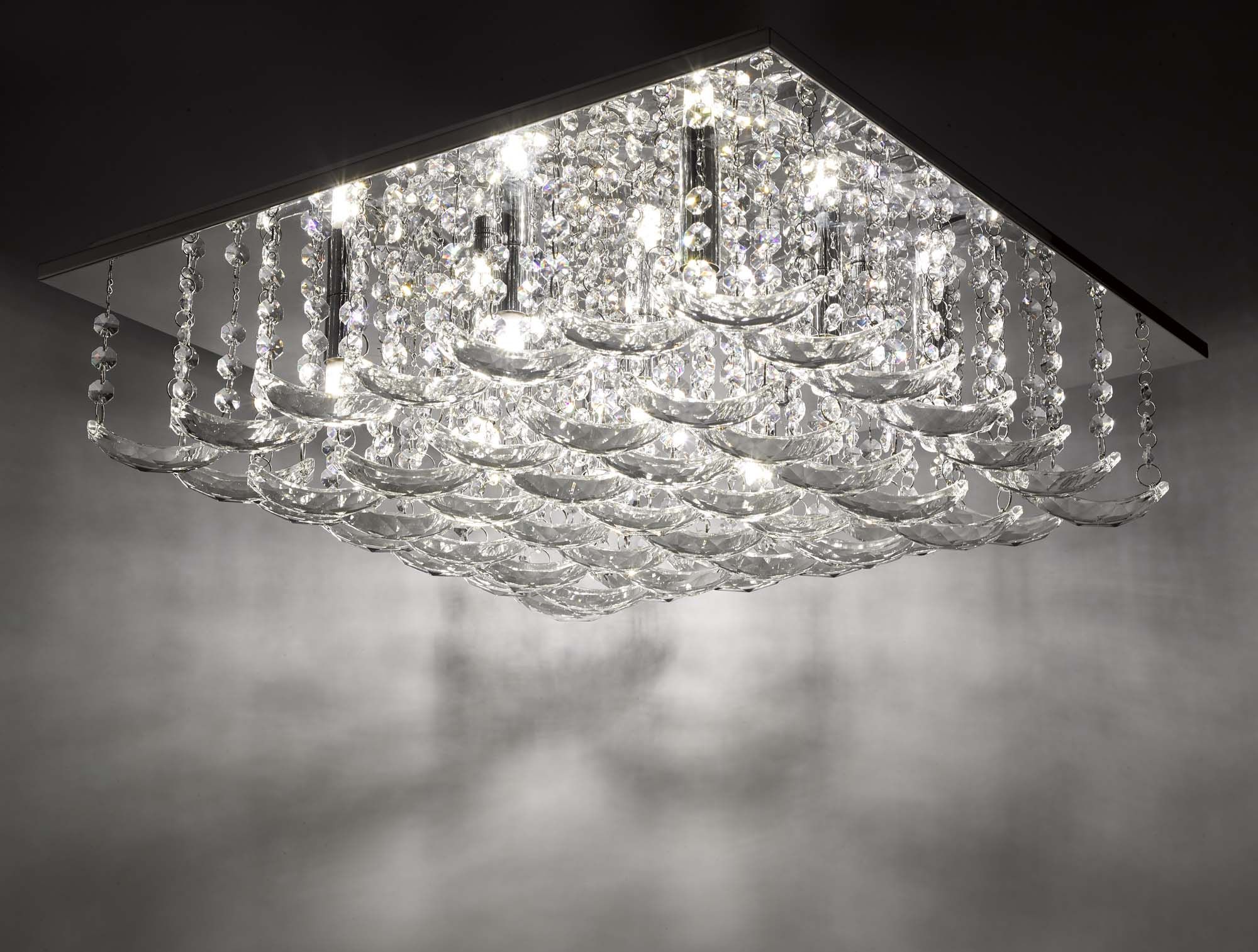 Orella 5/9 Light Flush Polished Chrome & Crystal - Image 9