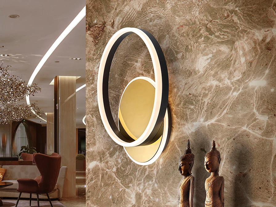 ORIEL LED CEILING LAMP GOLD/BLACK - Image 6