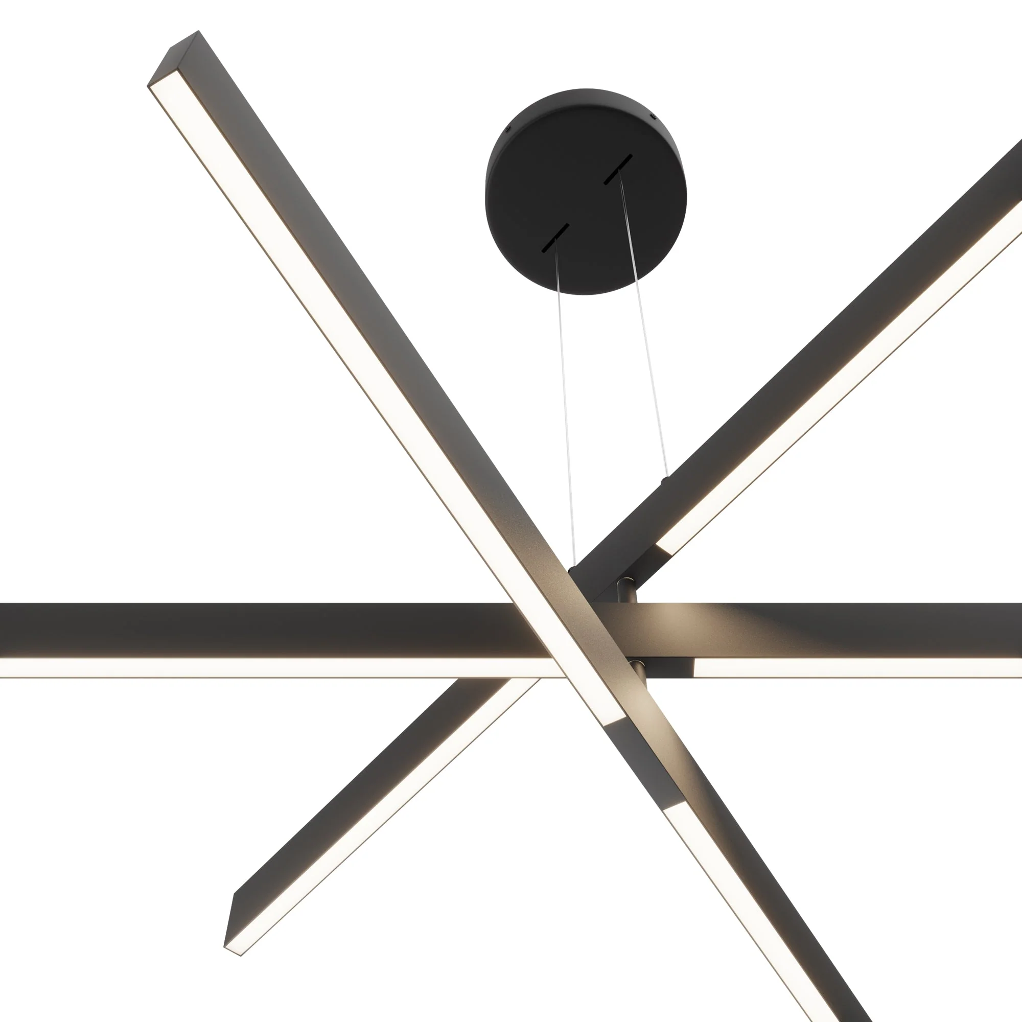 Origami LED Hanging Light - Black/White Finish - Image 3