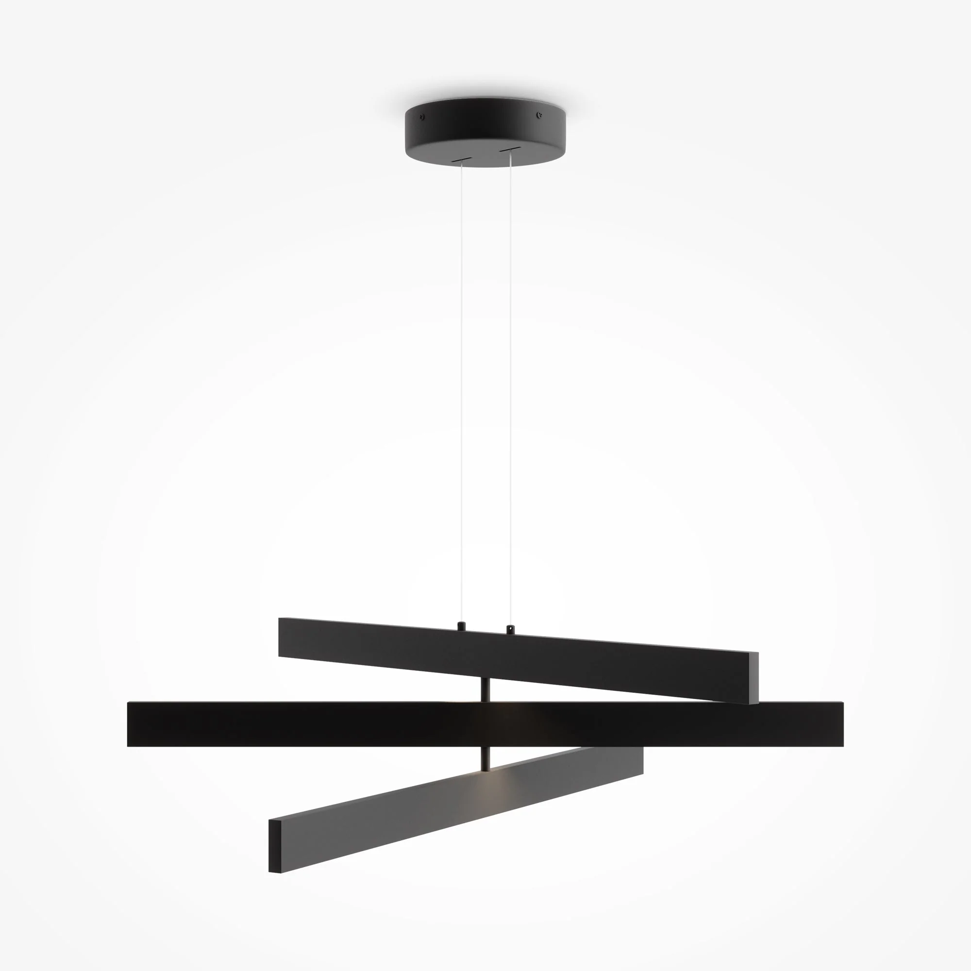 Origami LED Hanging Light - Black/White Finish - Image 7