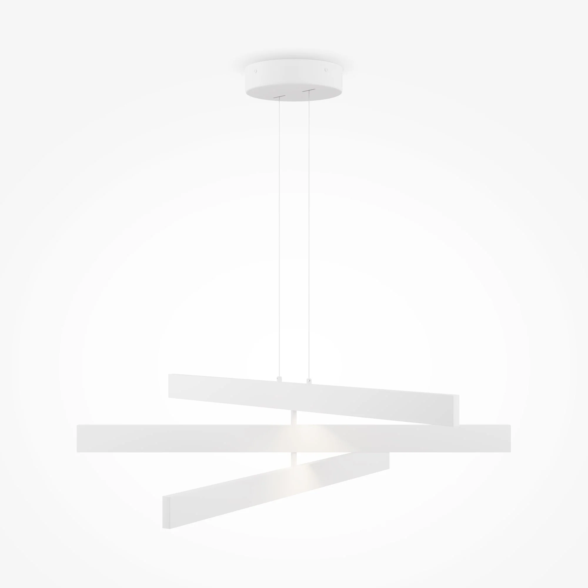 Origami LED Hanging Light - Black/White Finish - Image 8