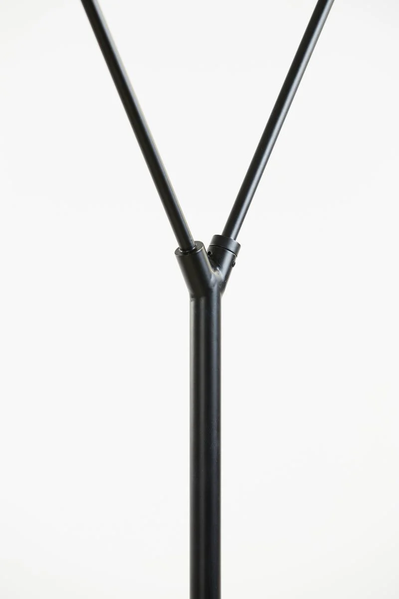 Orion 1/2Lt Floor Lamp - Matt Black Finish - Image 11