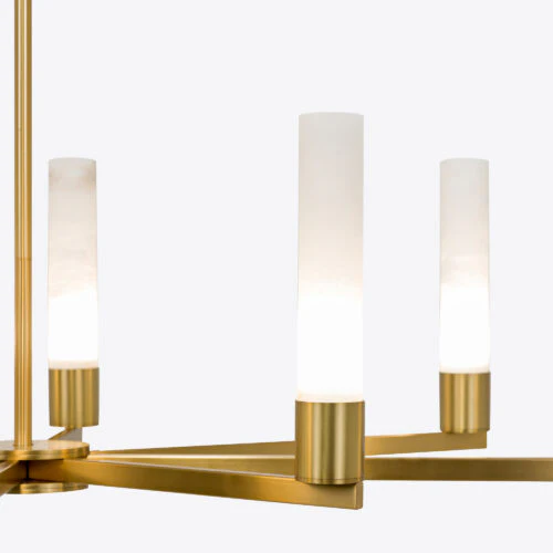 Orion Alabaster & Tiered Sputnik Light - Image 2