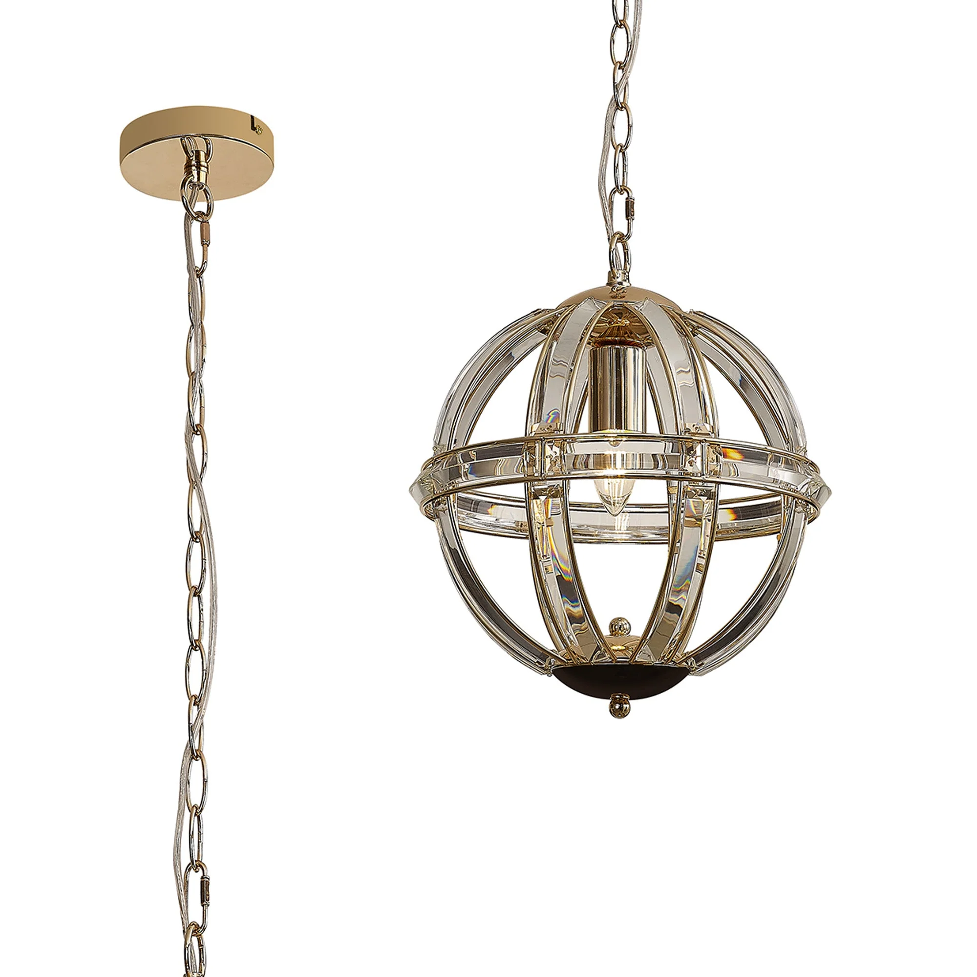 Orlando Round Pendant, 1/3/6 Light E27 - Image 16