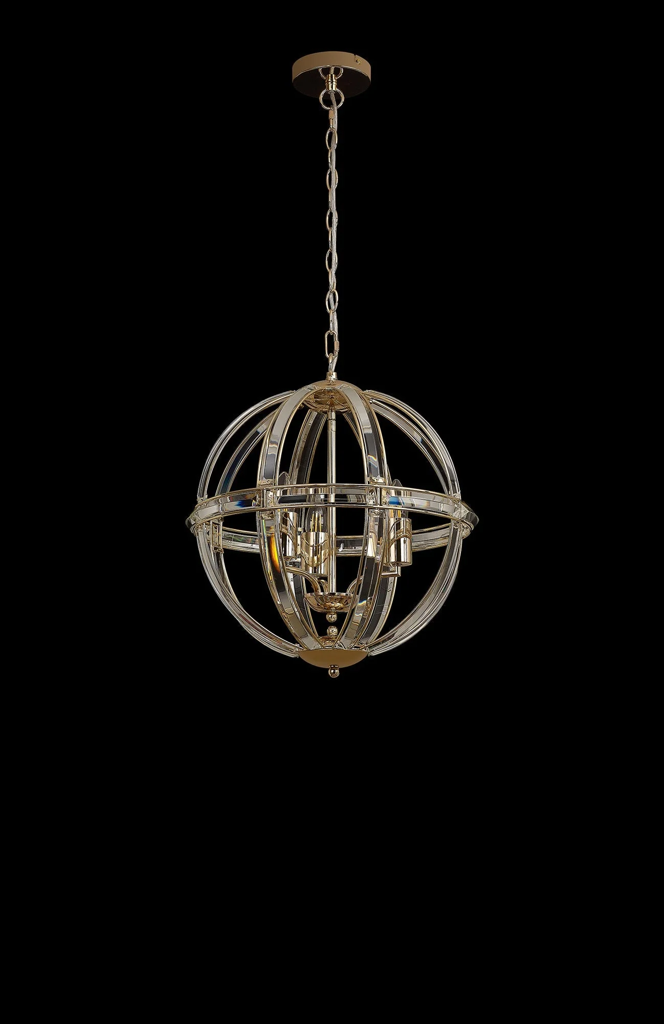 Orlando Round Pendant, 1/3/6 Light E27 - Image 2