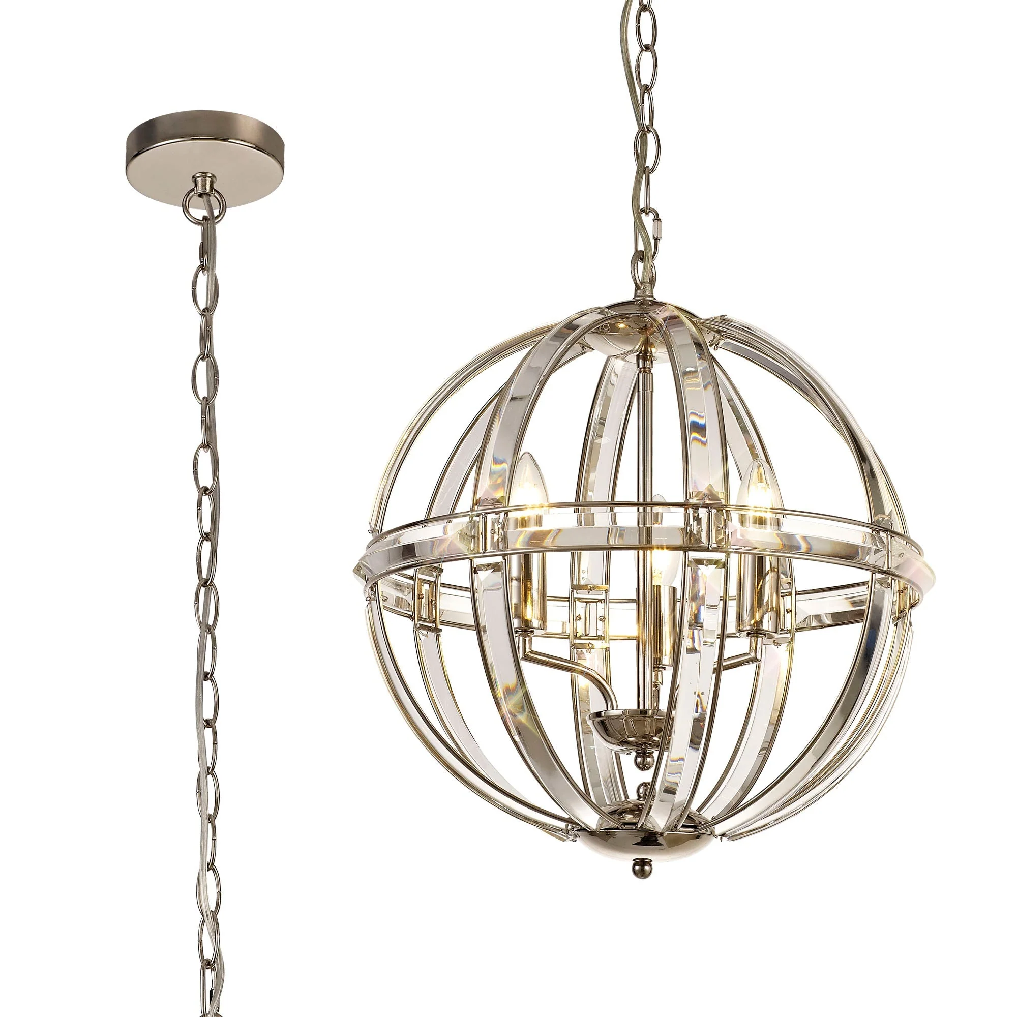 Orlando Round Pendant, 1/3/6 Light E27 - Image 5
