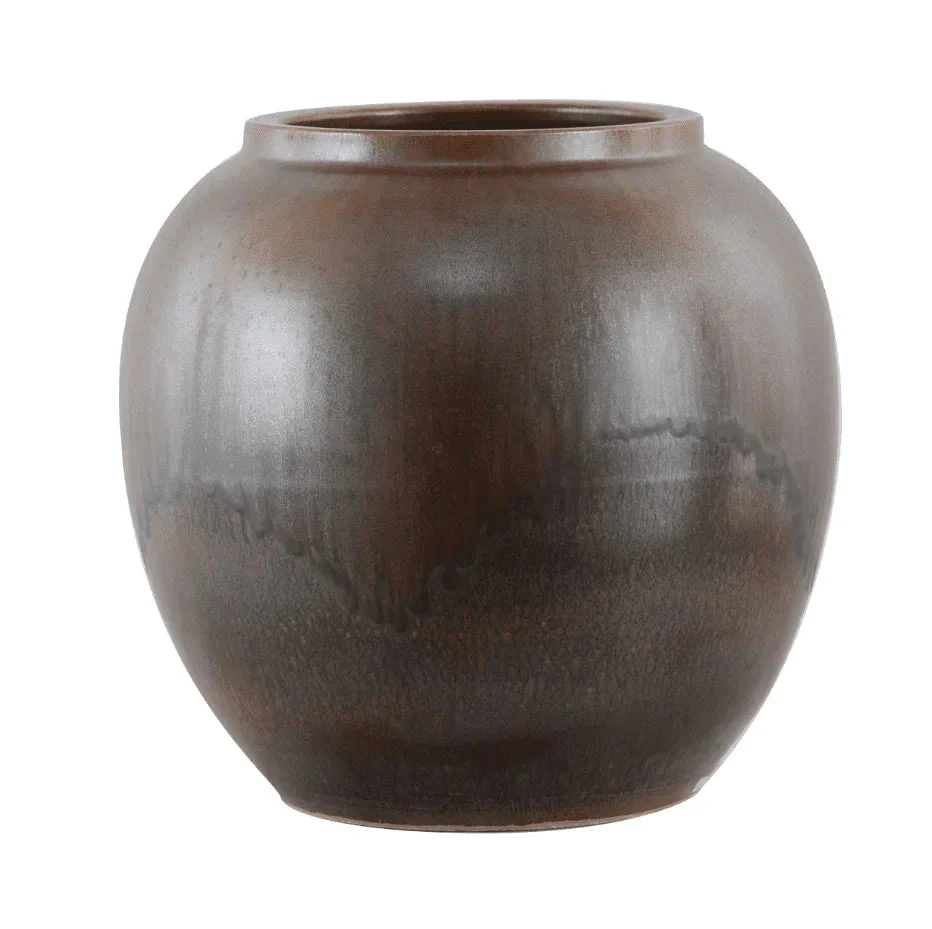 Orna Small/Large Vase - Dark Brown Finish - Image 2