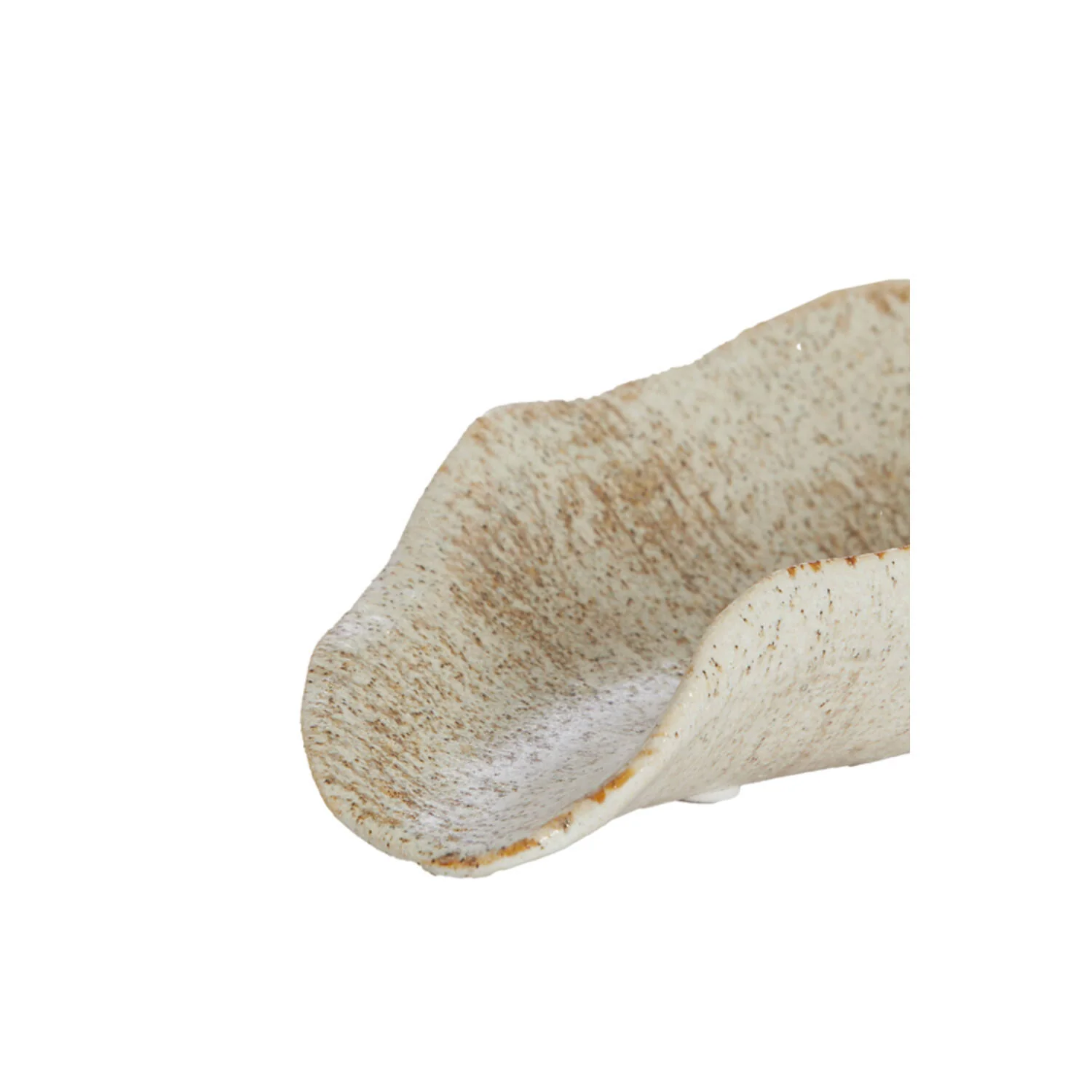 Nymia Ornament- Ceramics Cream Sand - Image 3