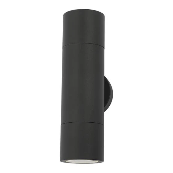 Ortega 2 Light Outdoor Wall Light Natural Brass IP65 - Image 4