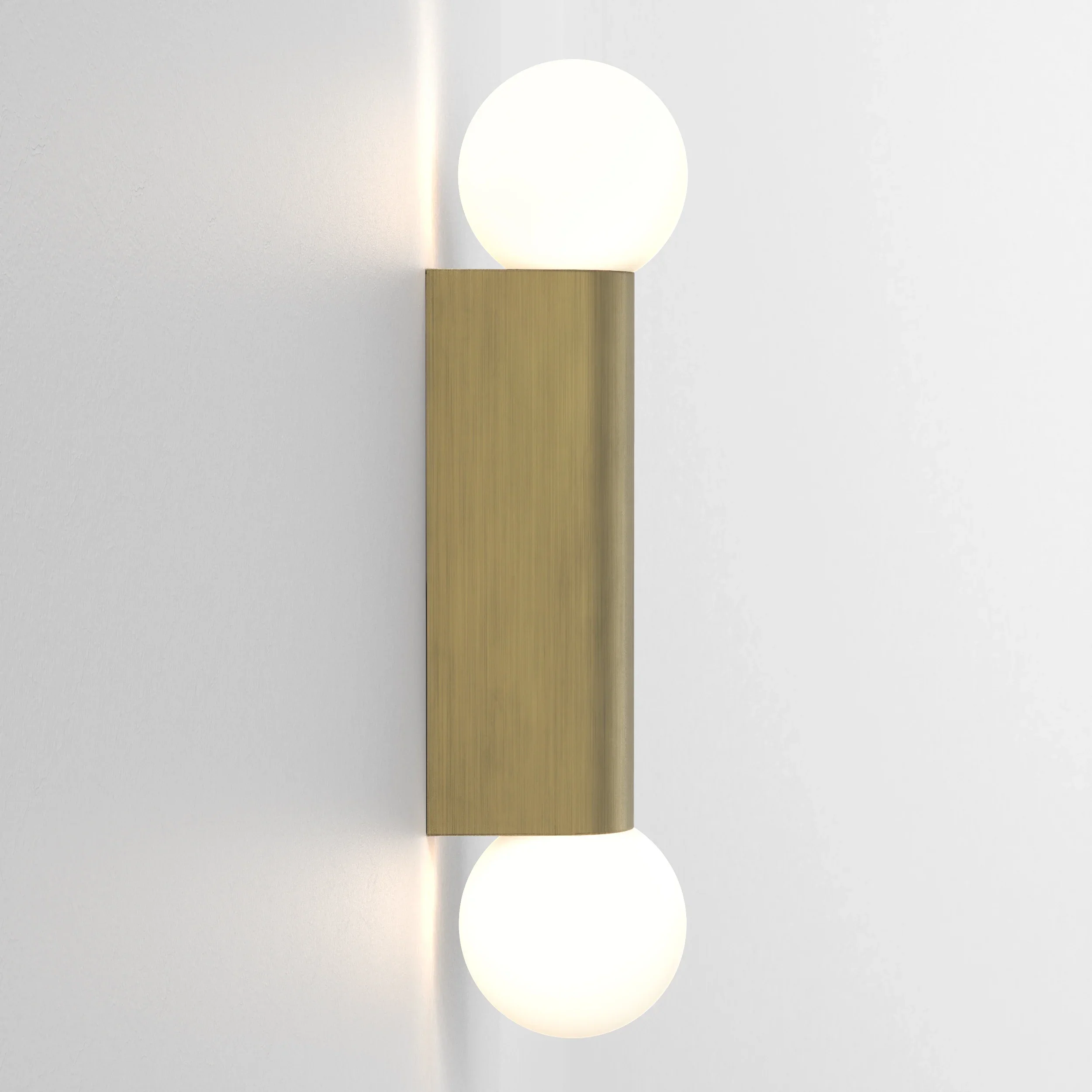 Ortona Bathroom Single/ Twin Wall Light IP44 - Various Finishes - Image 10