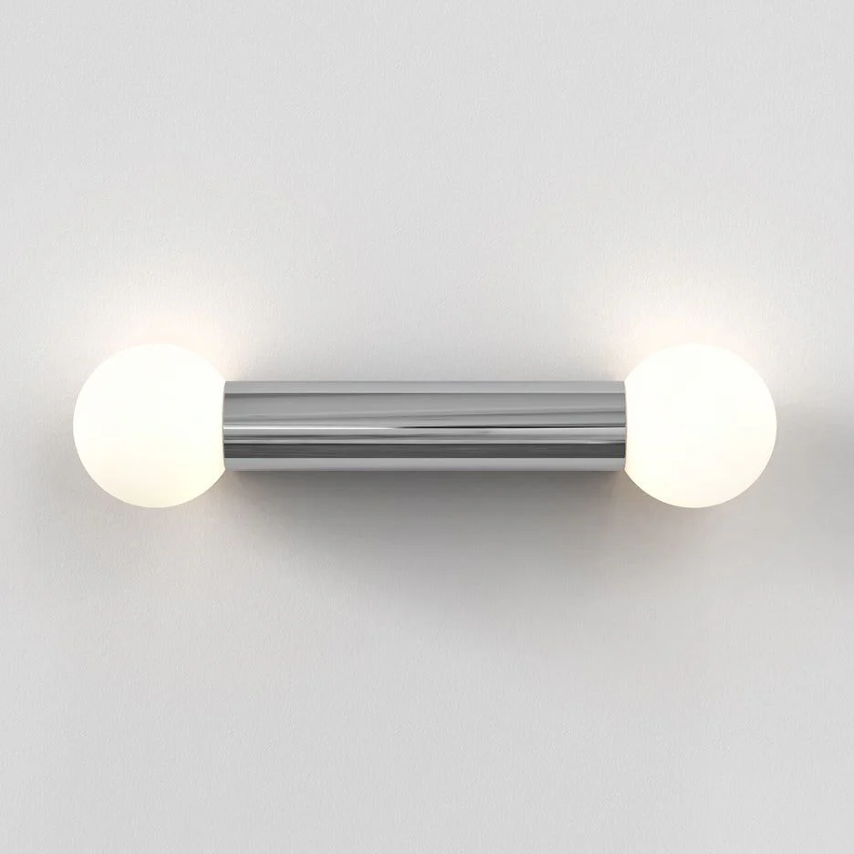 Ortona Bathroom Single/ Twin Wall Light IP44 - Various Finishes - Image 16
