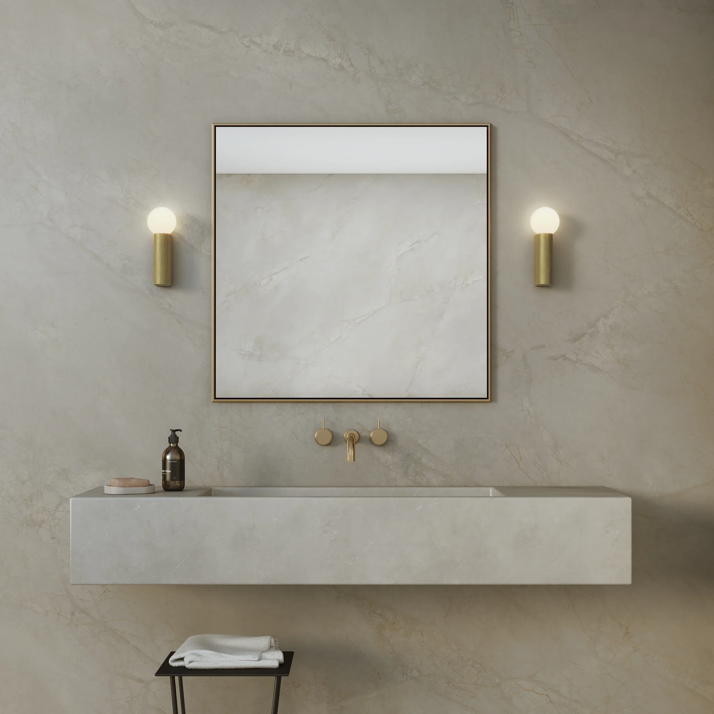 Ortona Bathroom Single/ Twin Wall Light IP44 - Various Finishes - Image 30
