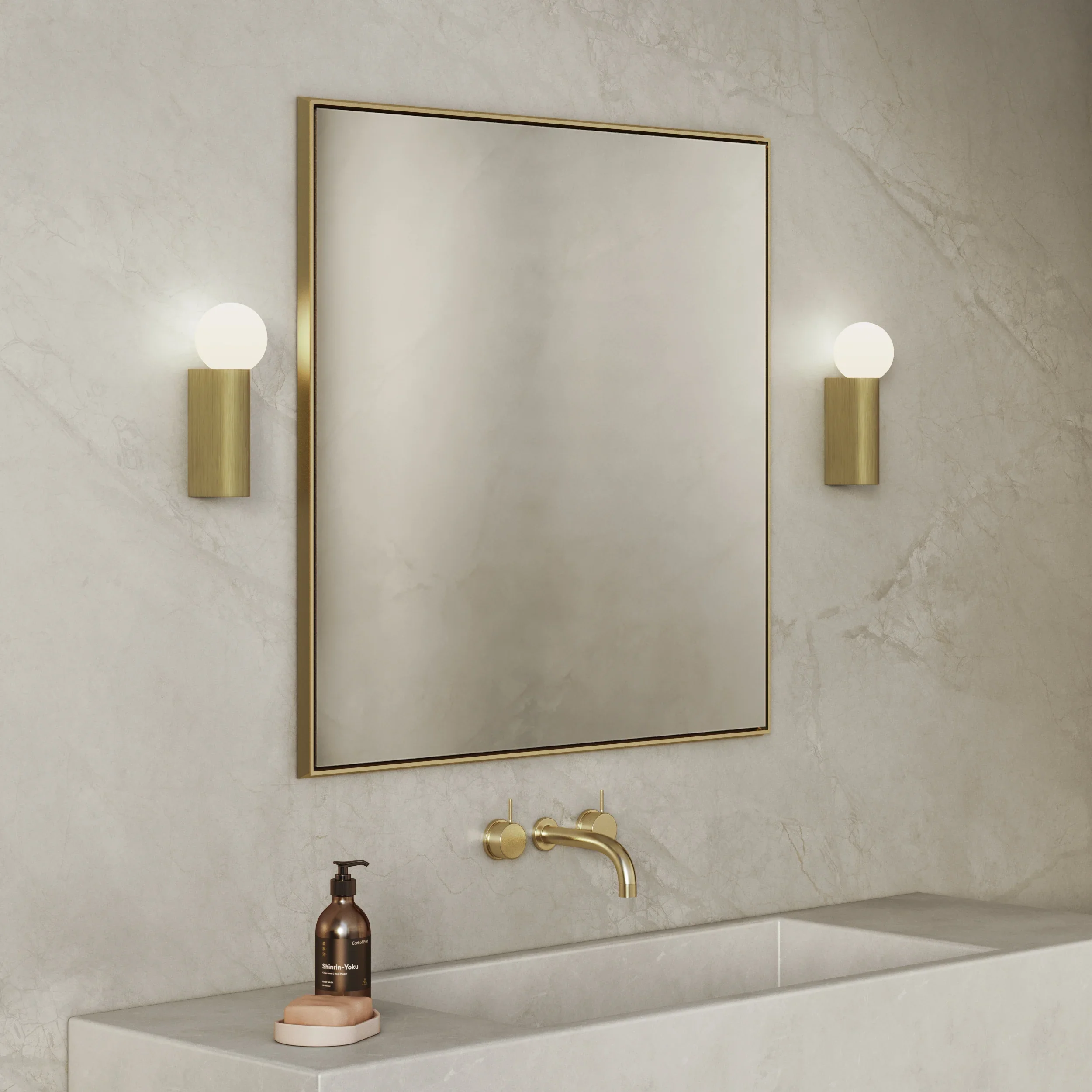 Ortona Bathroom Single/ Twin Wall Light IP44 - Various Finishes - Image 31