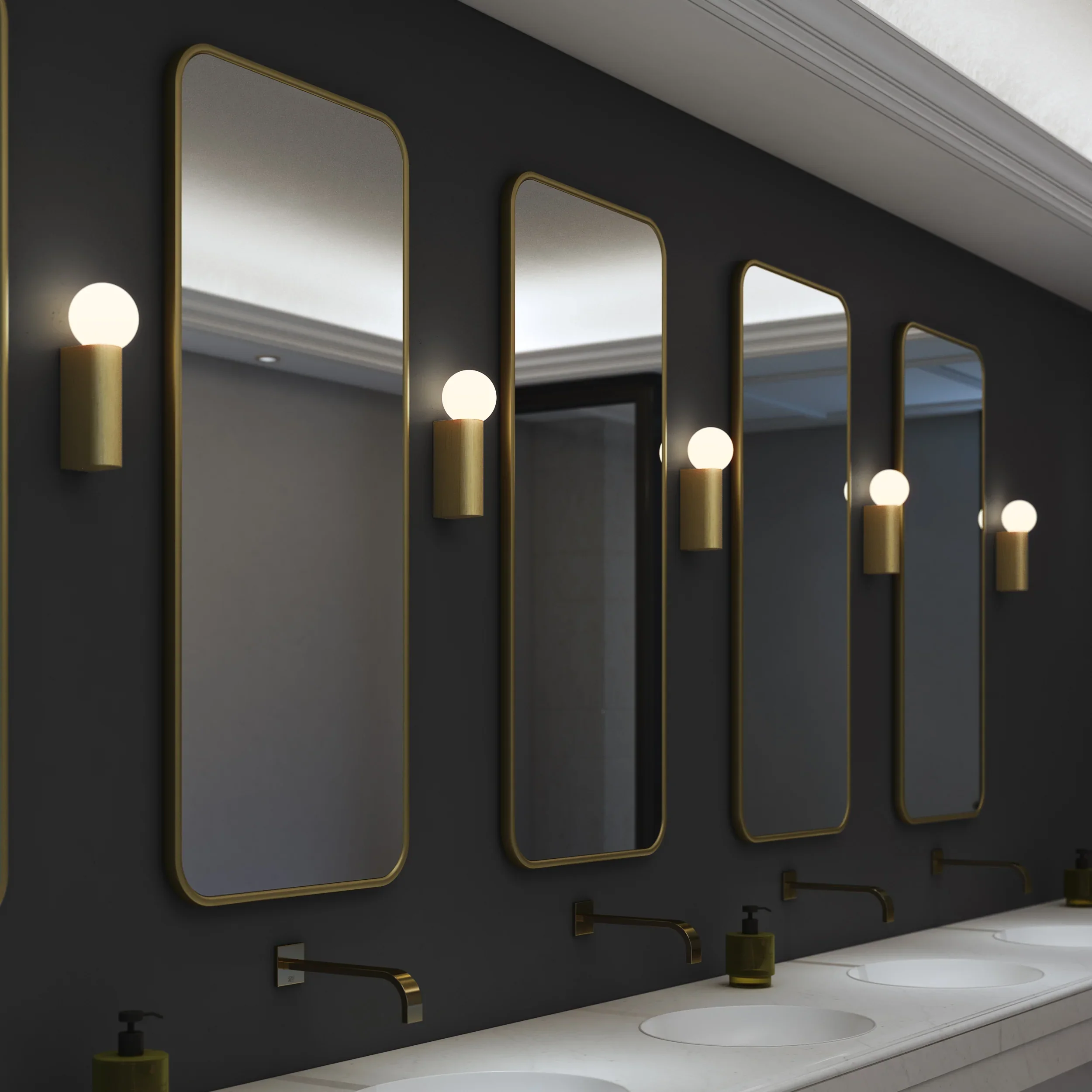 Ortona Bathroom Single/ Twin Wall Light IP44 - Various Finishes - Image 34