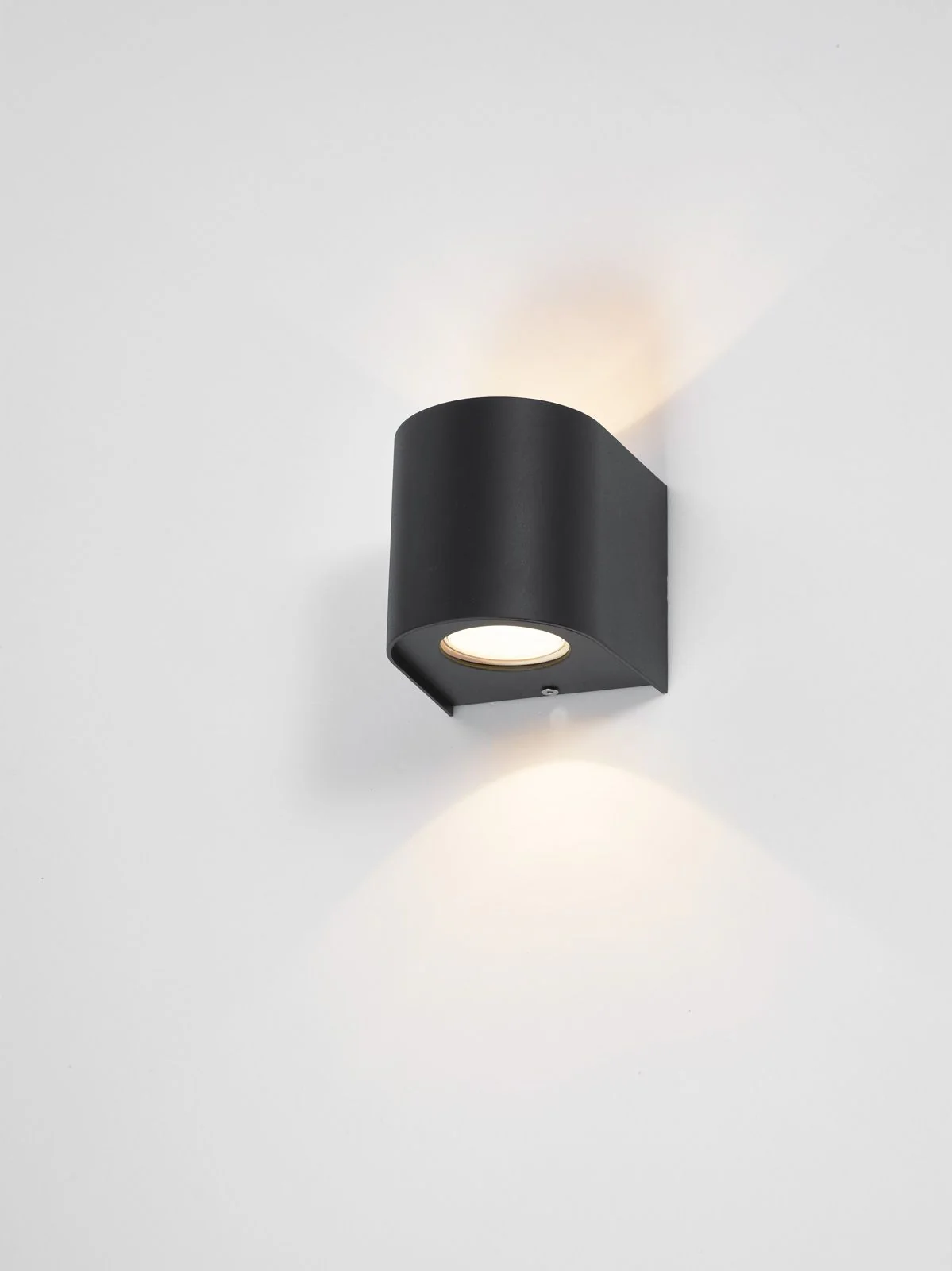 Orville 2 Light LED IP44 Outdoor Wall Light- Matt Black - Image 2