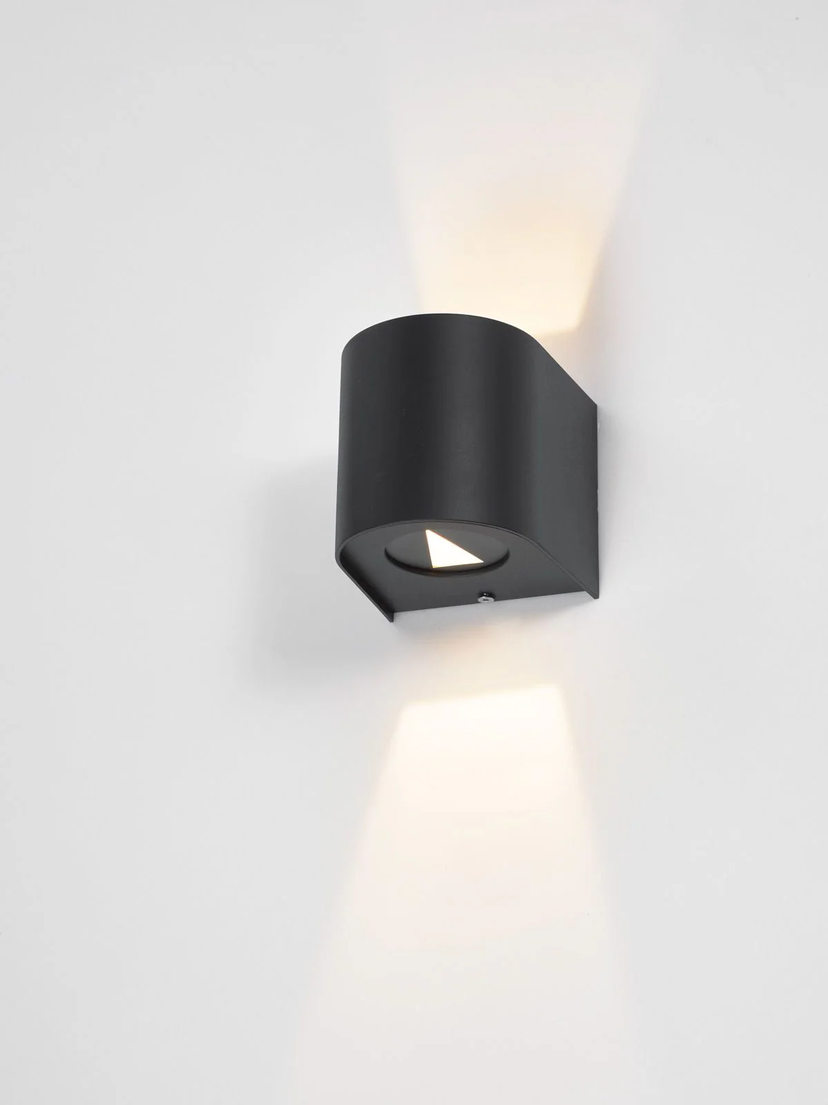 Orville 2 Light LED IP44 Outdoor Wall Light- Matt Black - Image 4
