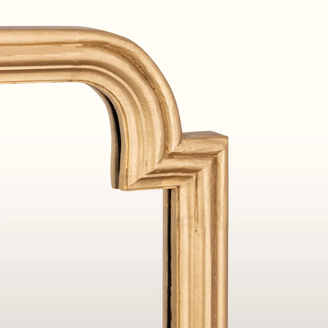 Oscar Mantle Mirror- Gold/ Black Finishes - Image 7