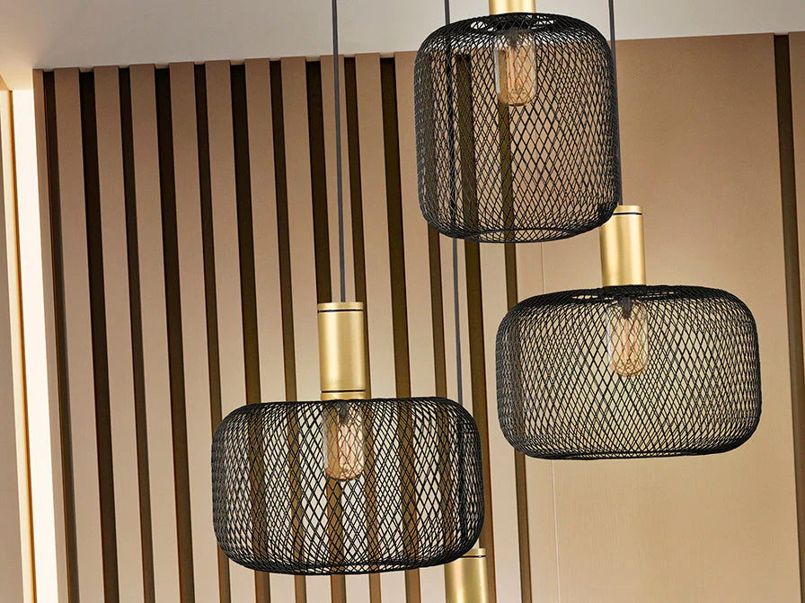 Osiris Lamp 4L Gold-Black/Golden Paint E27 Ip20 Dimmable - Image 5