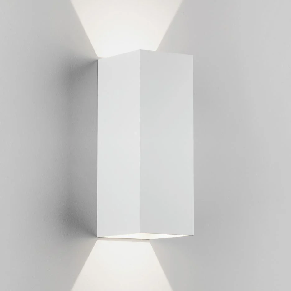 Oslo 100/160/255 LED Wall Light - Black / White Finish - Image 5