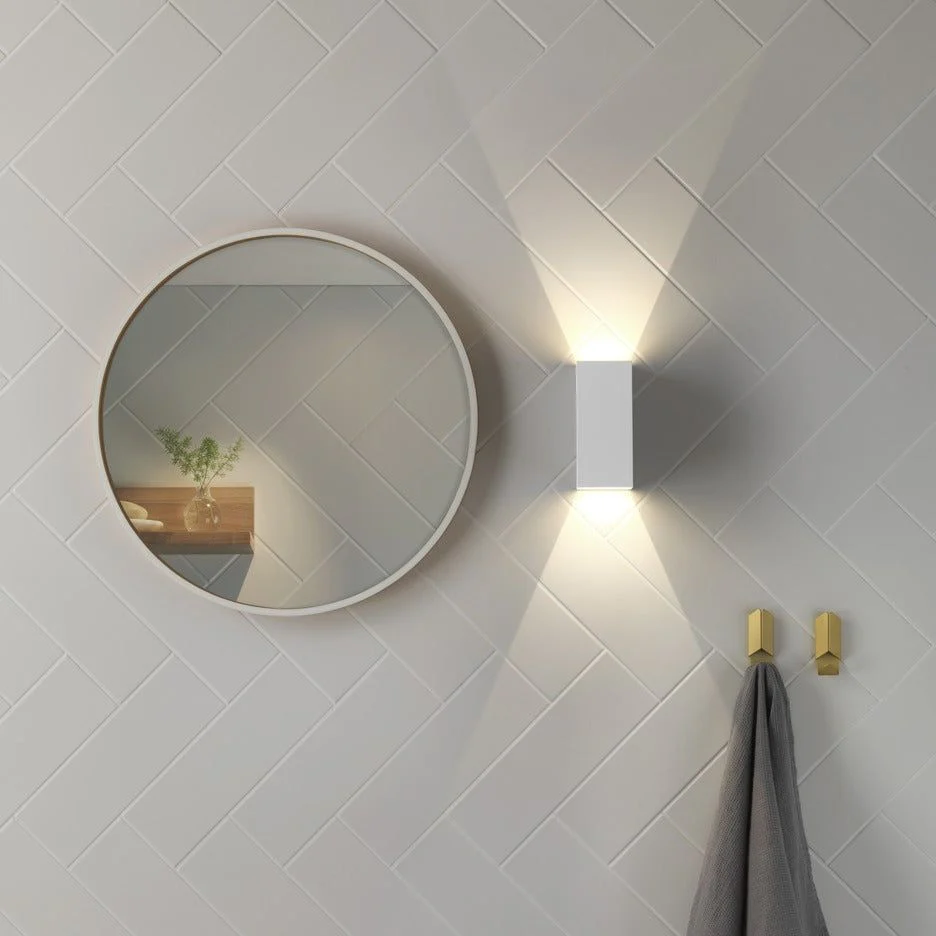 Oslo 100/160/255 LED Wall Light - Black / White Finish - Image 9