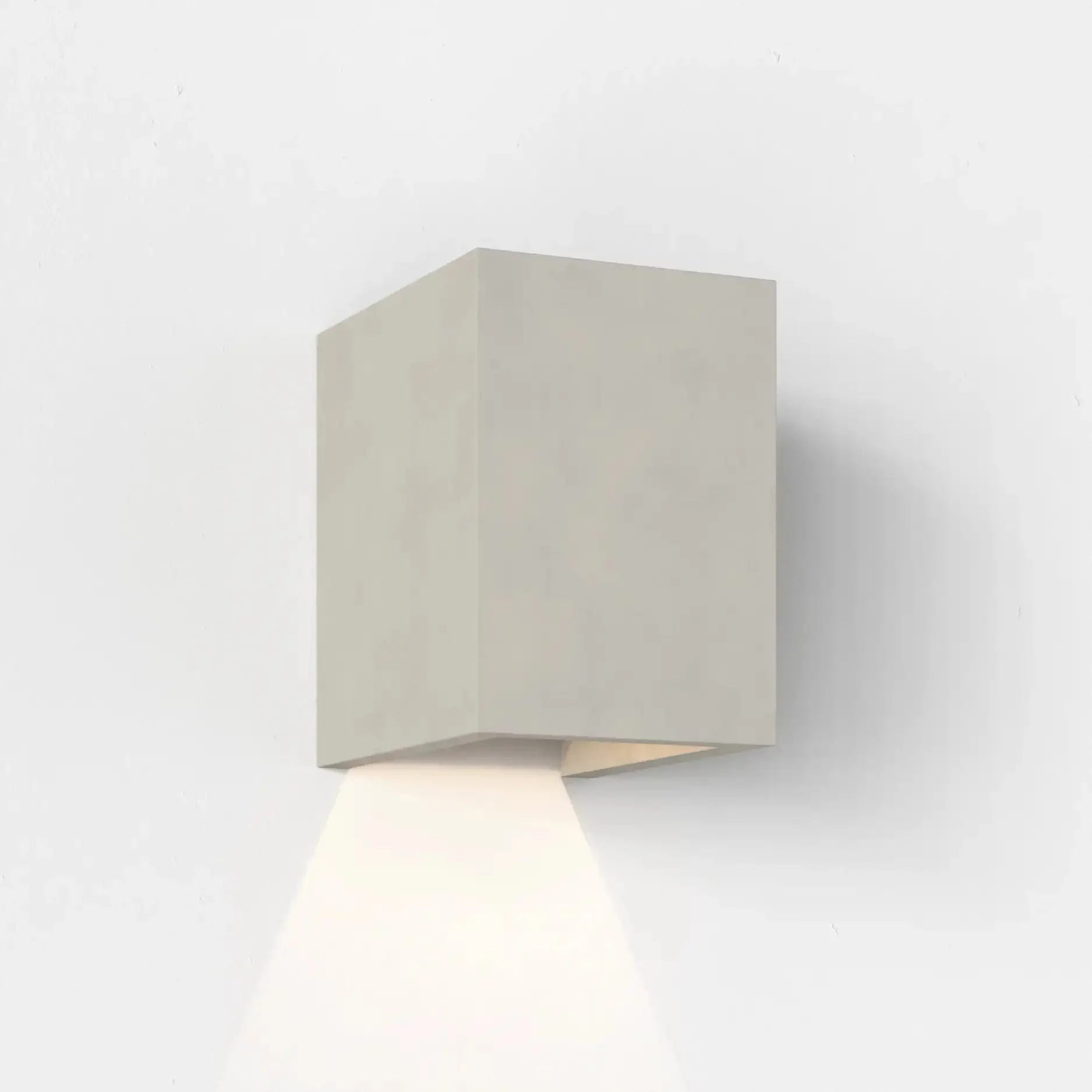Oslo 120/160 LED Coastal Outdoor Up/Down Wall Light IP65 - Matt Concrete - Image 3