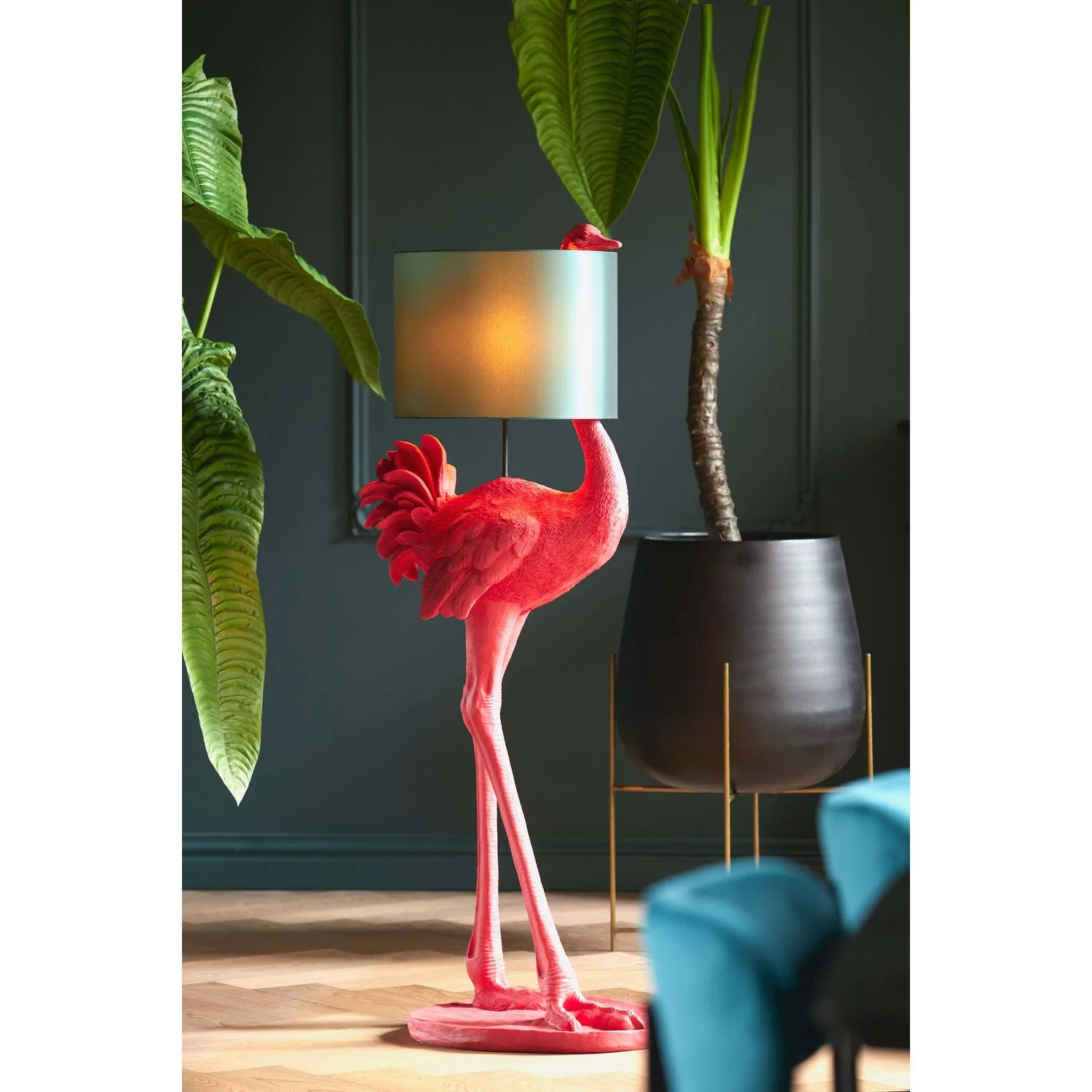 Ostrich Statement Floor Lamp - Bronze - Image 2