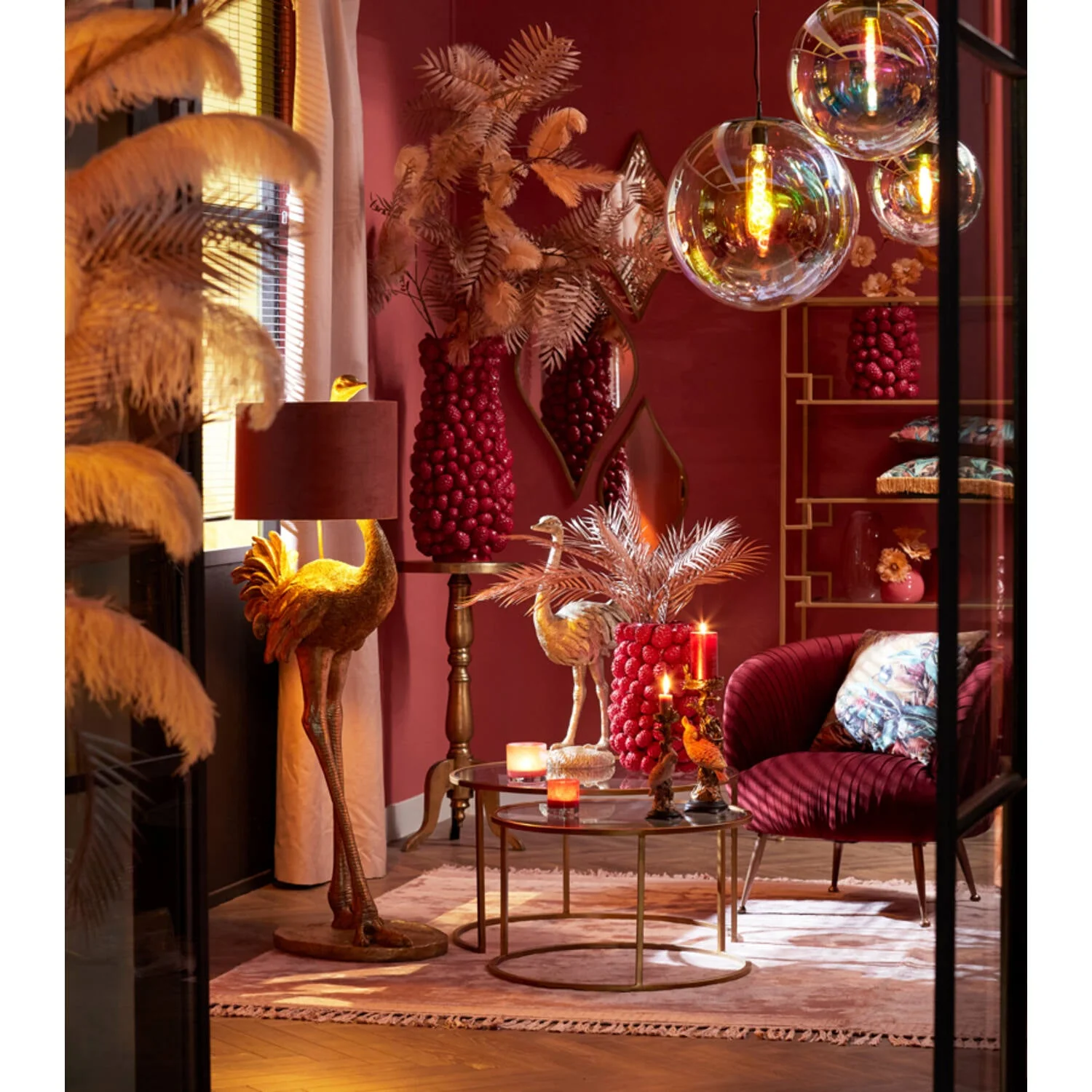 Ostrich Statement Floor Lamp - Bronze - Image 4