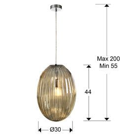 Ovila Chrome - Finish Pendant Fixture - Image 12