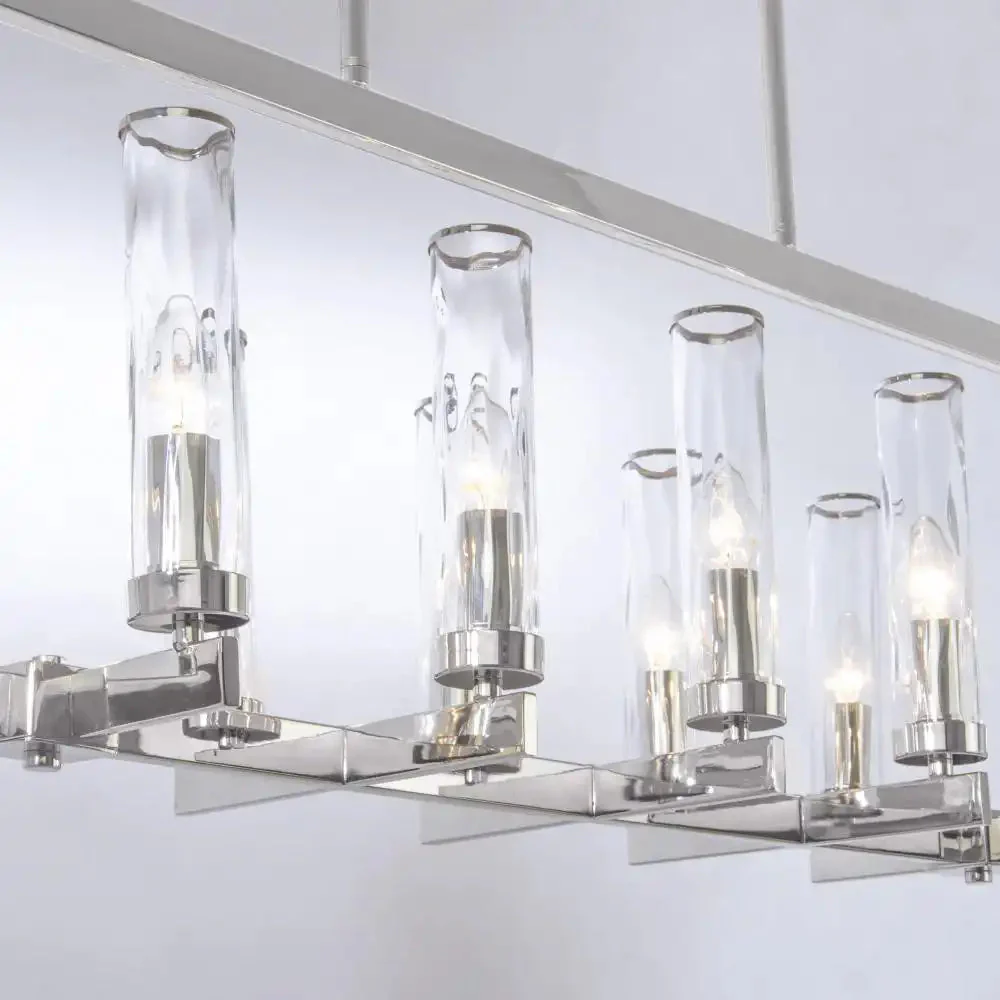 Oxford Kitchen/Table Island Ceiling Light - Nickel Finish - Image 3