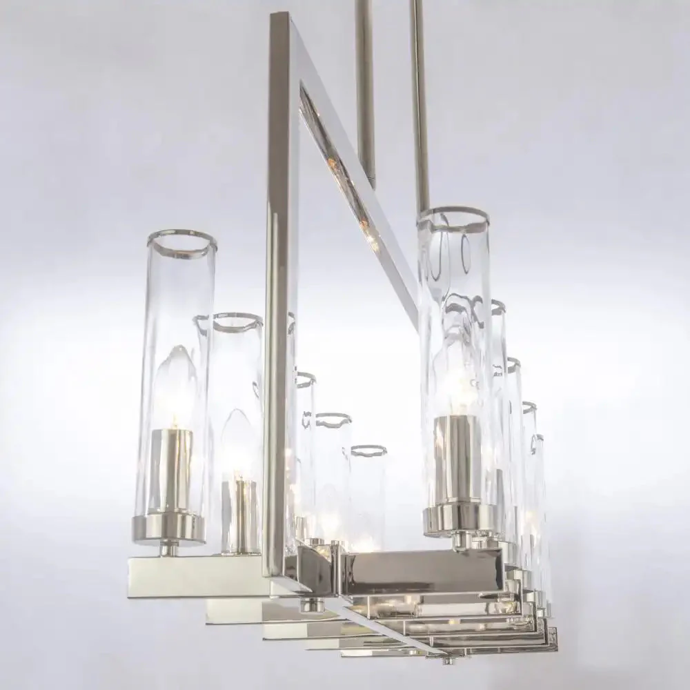 Oxford Kitchen/Table Island Ceiling Light - Nickel Finish - Image 4