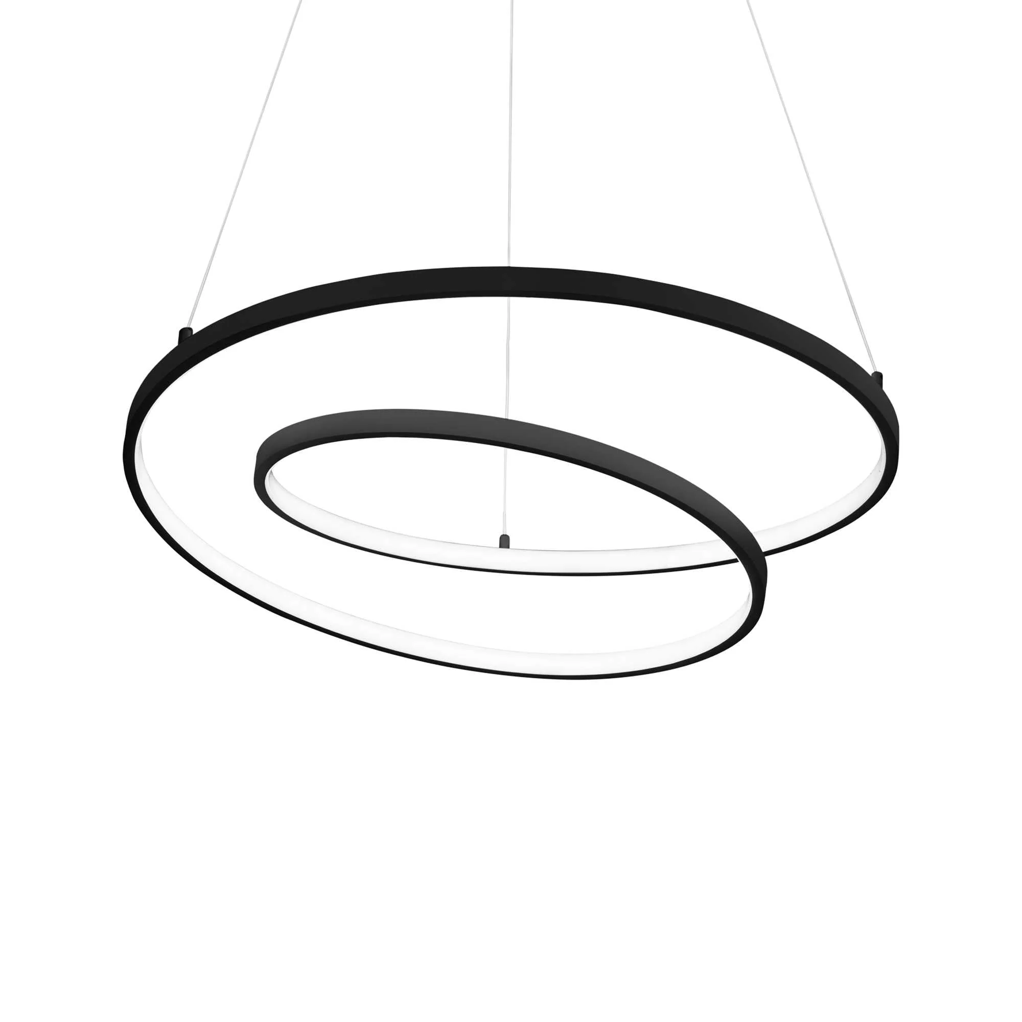 OZ LED Ceiling Light Fitting - White/Black/Brass Finish - Image 11