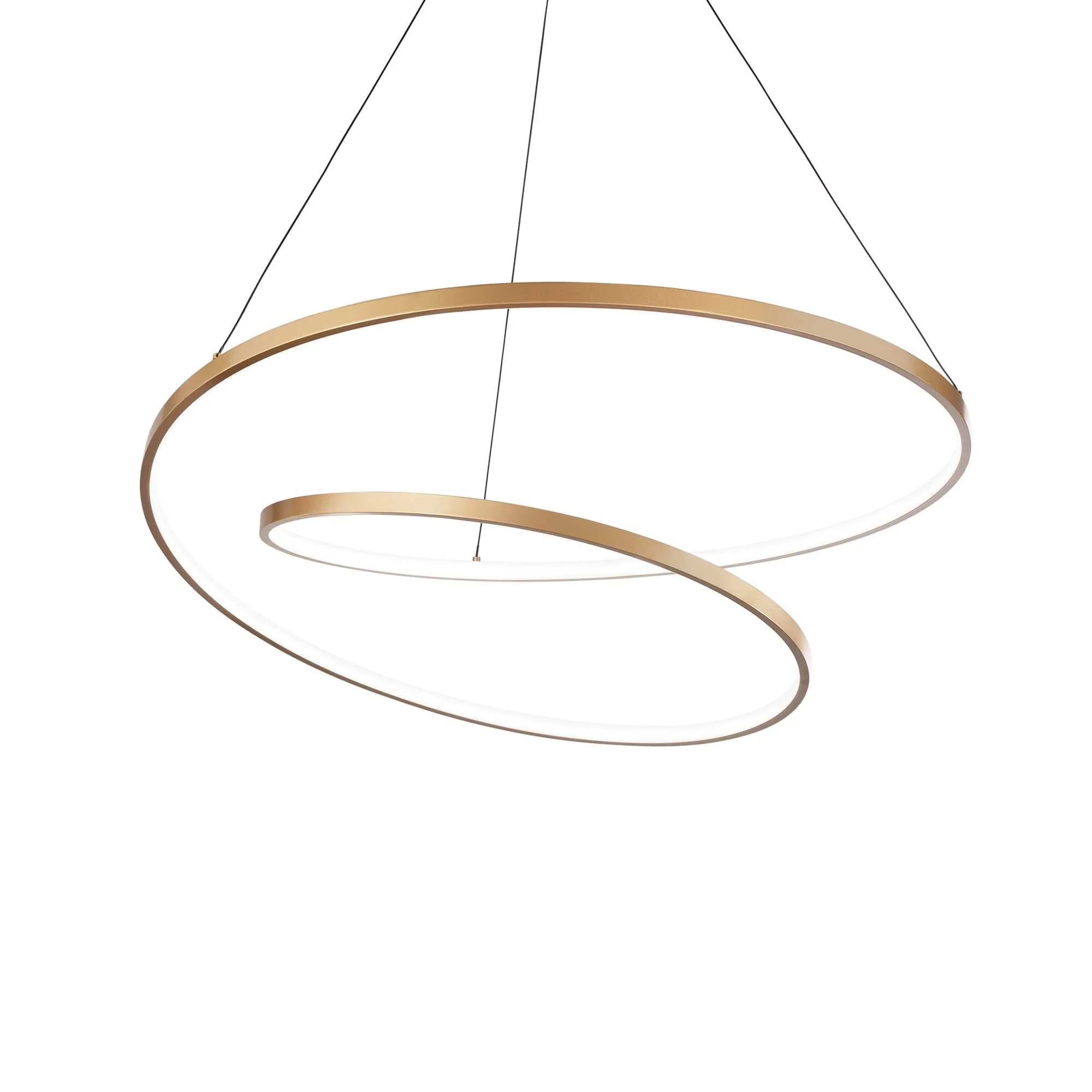 OZ LED Ceiling Light Fitting - White/Black/Brass Finish - Image 12