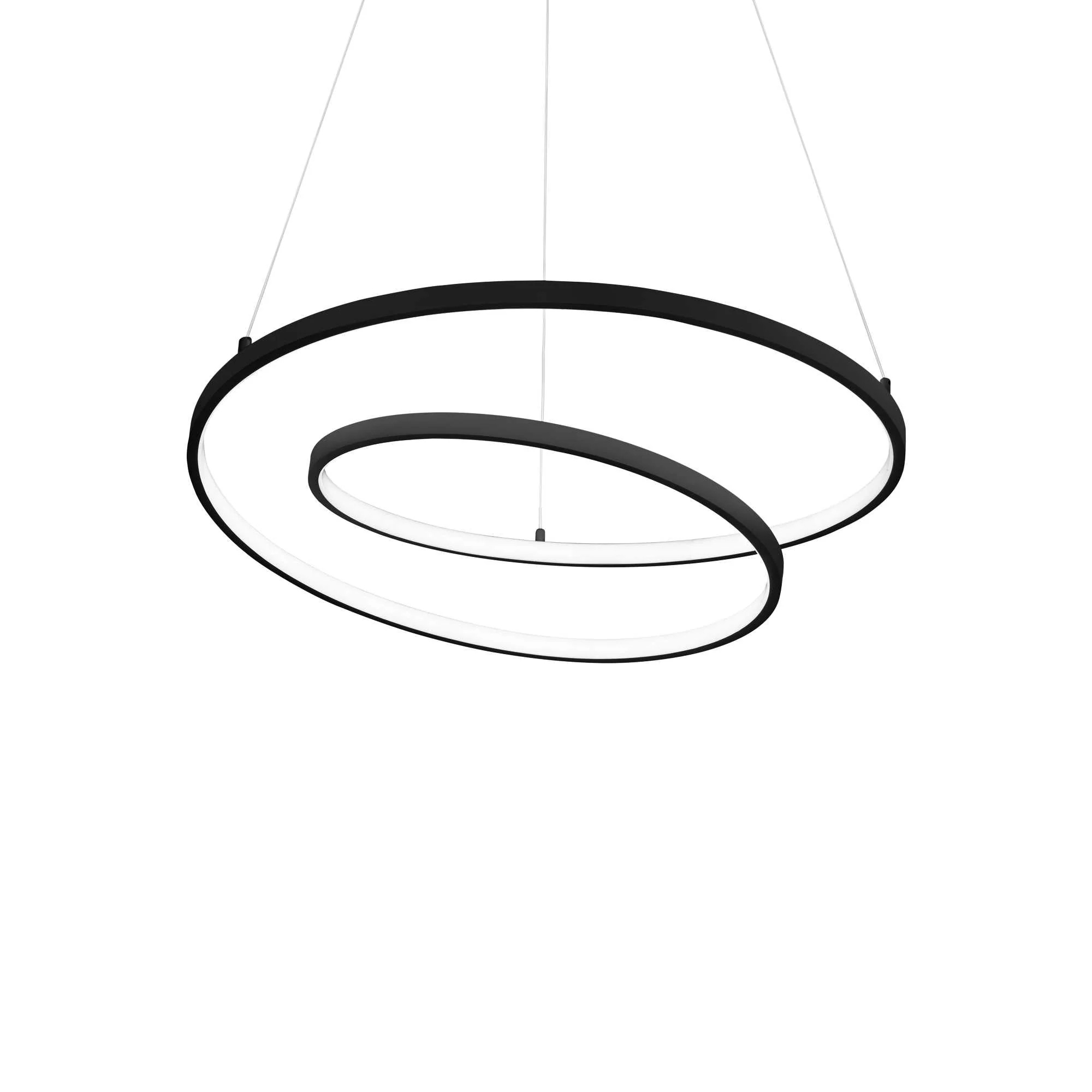 OZ LED Ceiling Light Fitting - White/Black/Brass Finish - Image 2