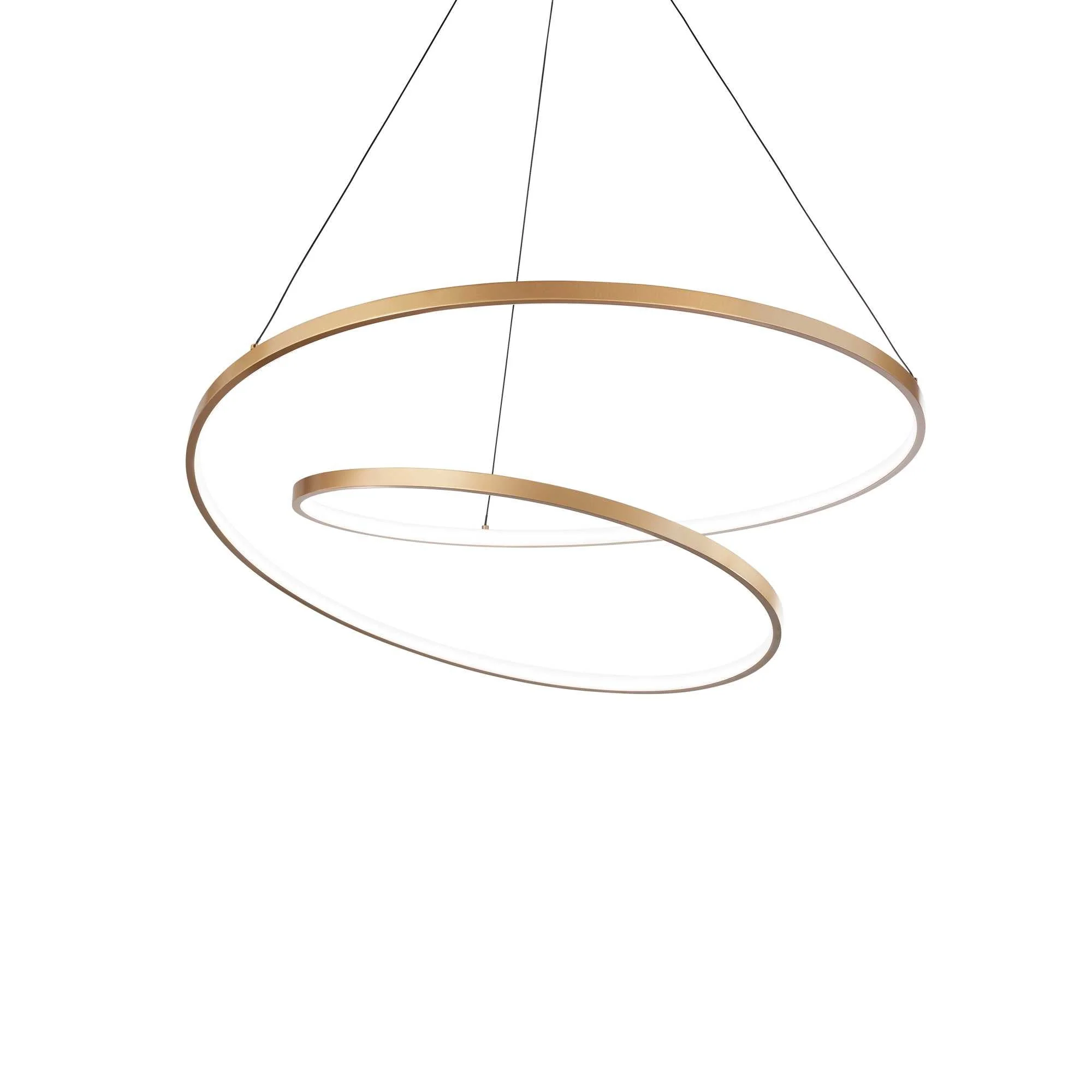 OZ LED Ceiling Light Fitting - White/Black/Brass Finish - Image 6