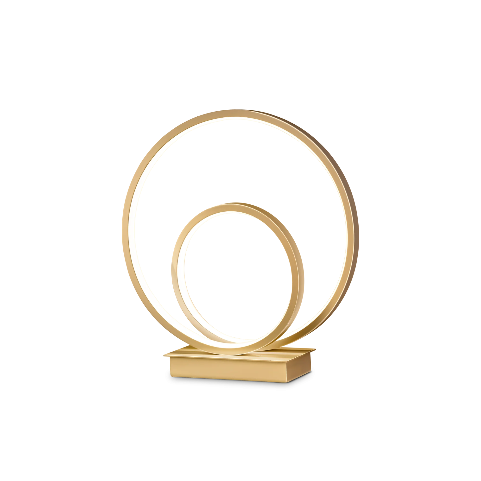 Oz LED Table Lamp - White/Black/Brass - Image 6